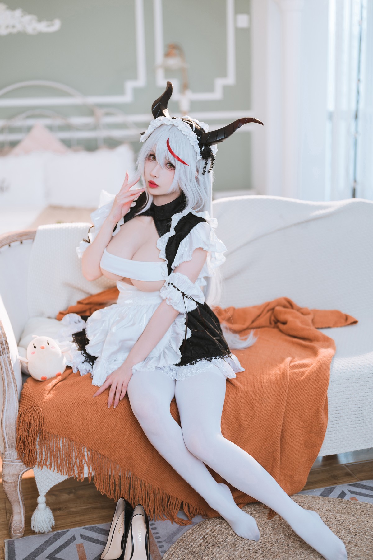 Cosplay-rioko凉凉子-妄想航线-港区的龙女仆-09-21