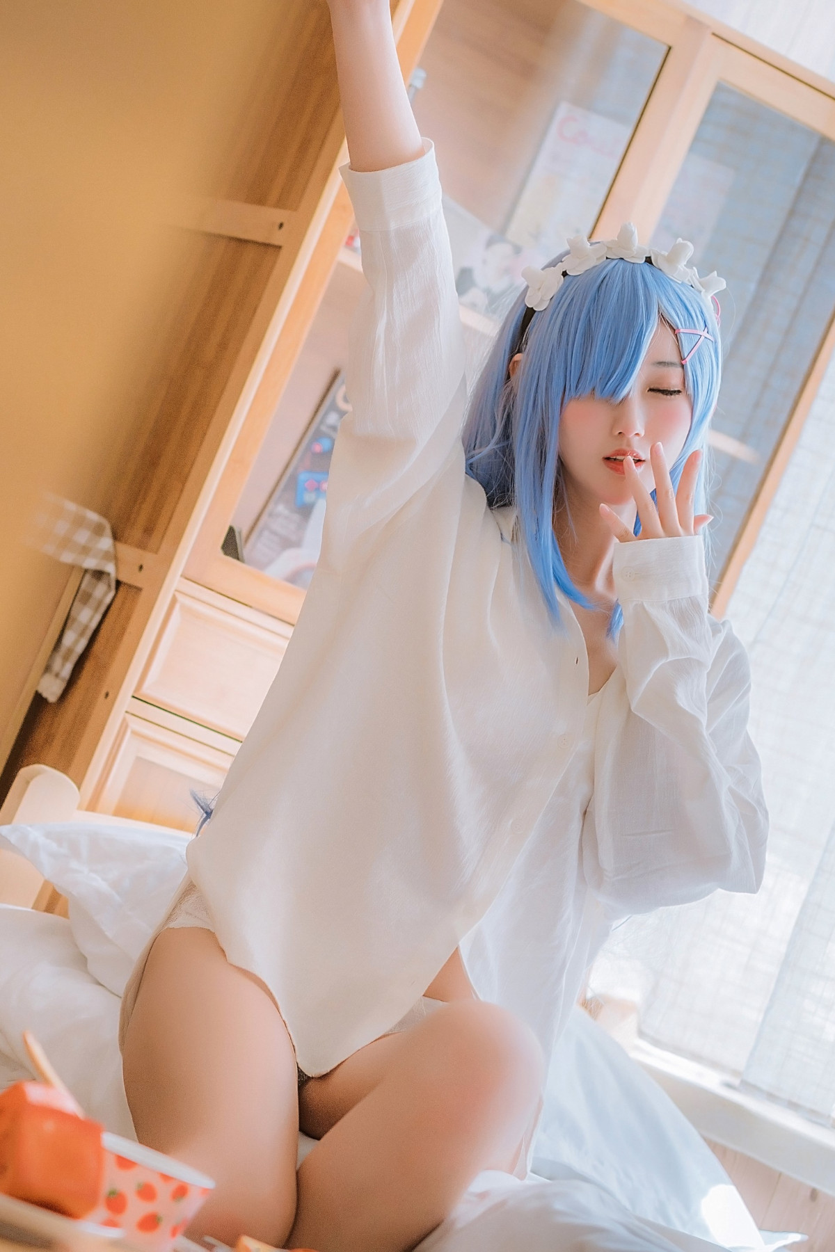 Cosplay-羽生三未图集-蕾姆-10-26