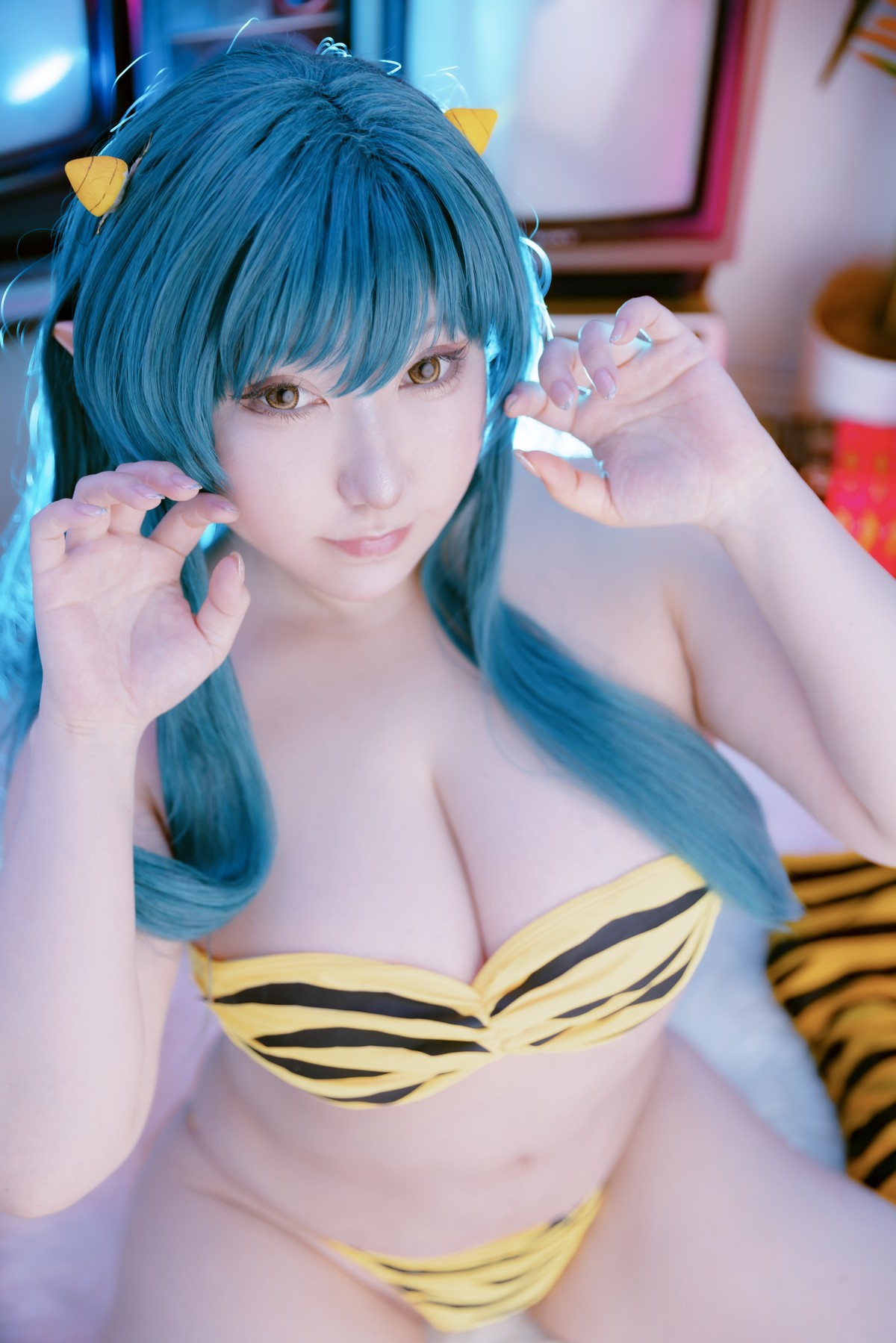 Cosplay-SAKUサク-Lum-ラム-うる星やつら-Set03-02-09