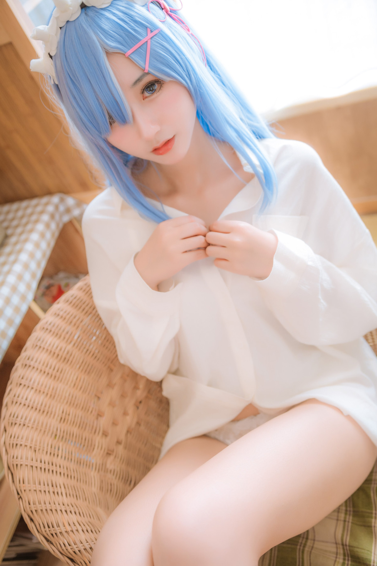Cosplay-羽生三未图集-蕾姆-10-26