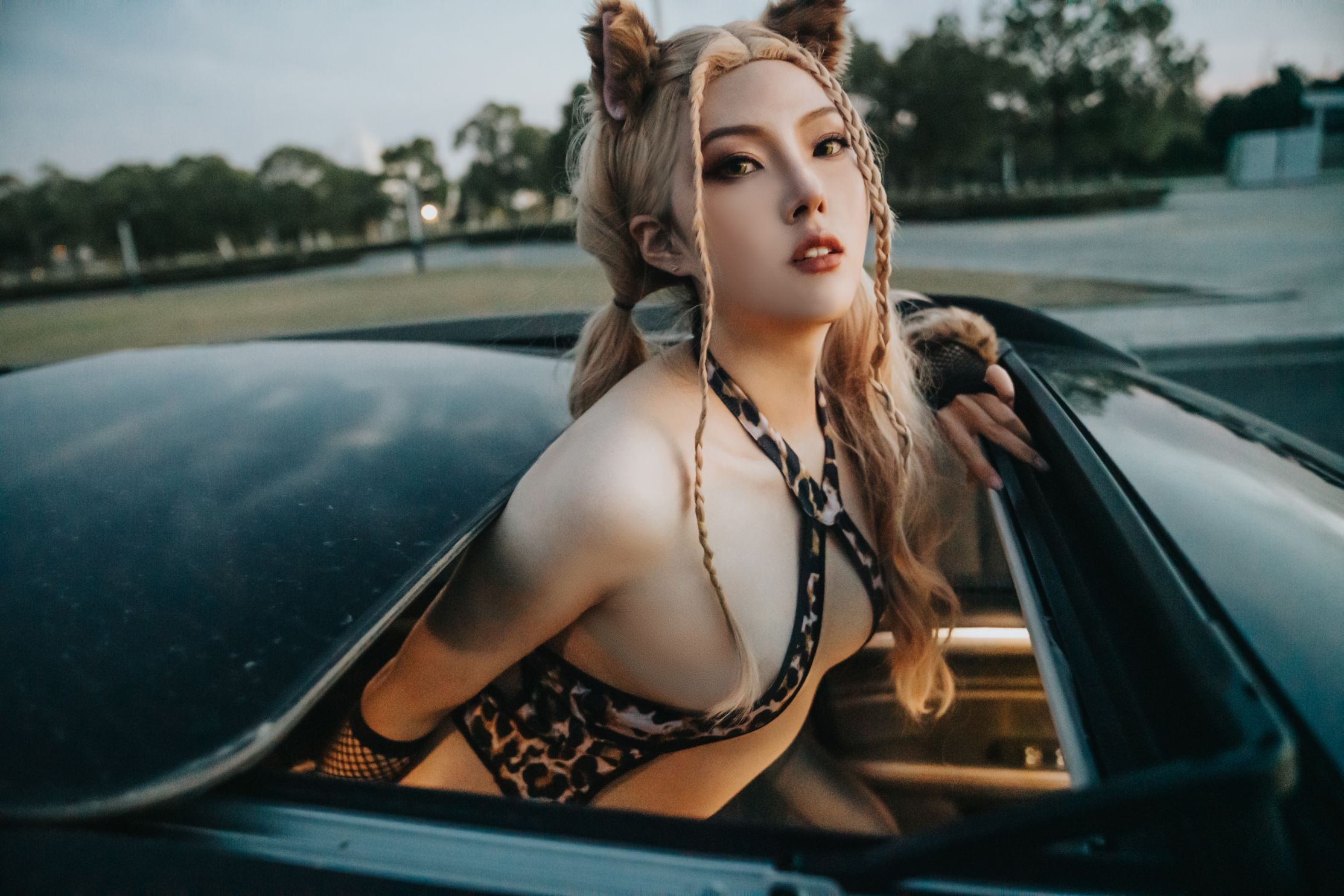 Natsuko夏夏子---NO011-豹纹X车-47P1V-394MB-12-29