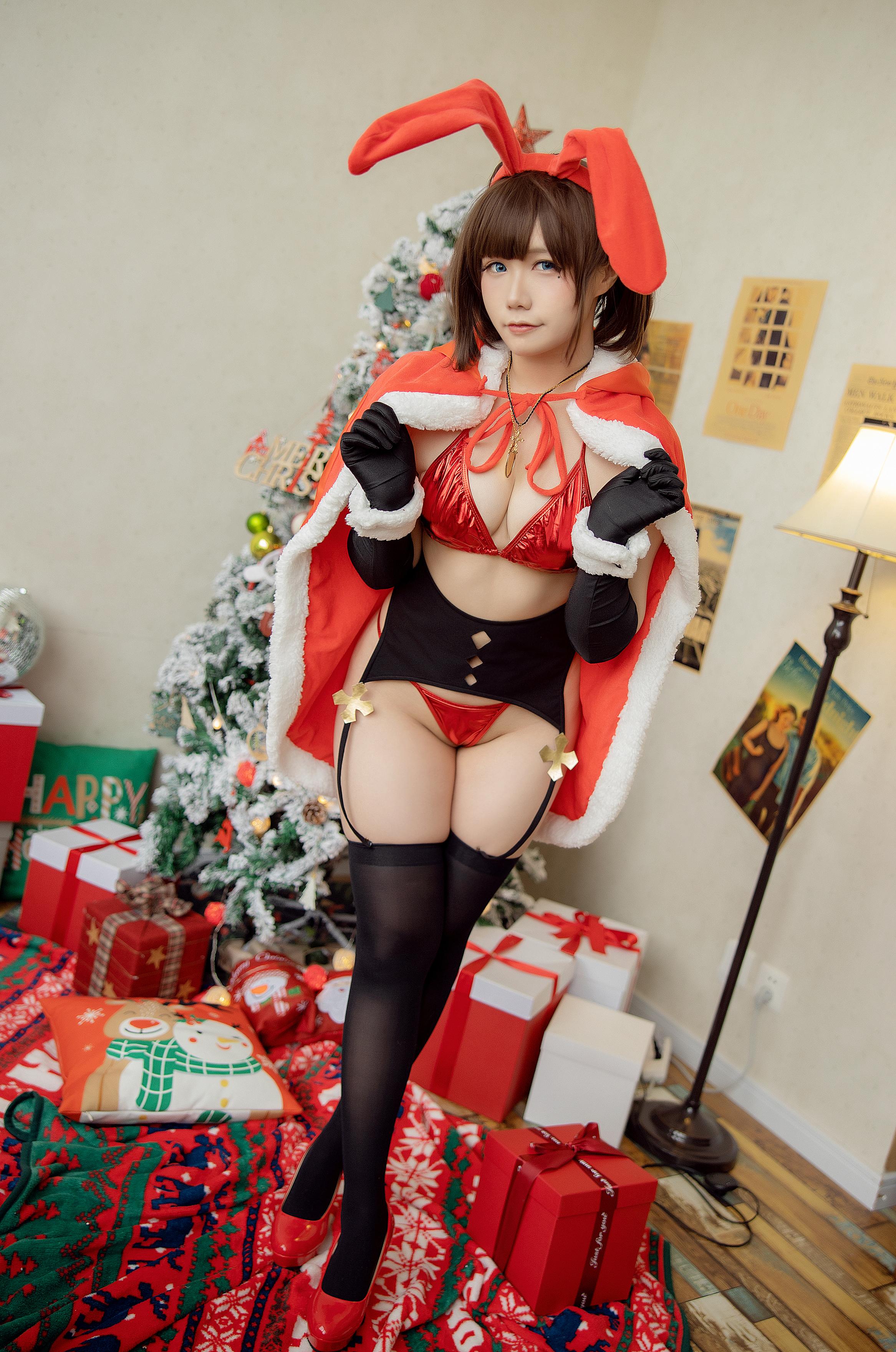 018-麻花酱---圣诞兔子大图22P-349MB-08-31