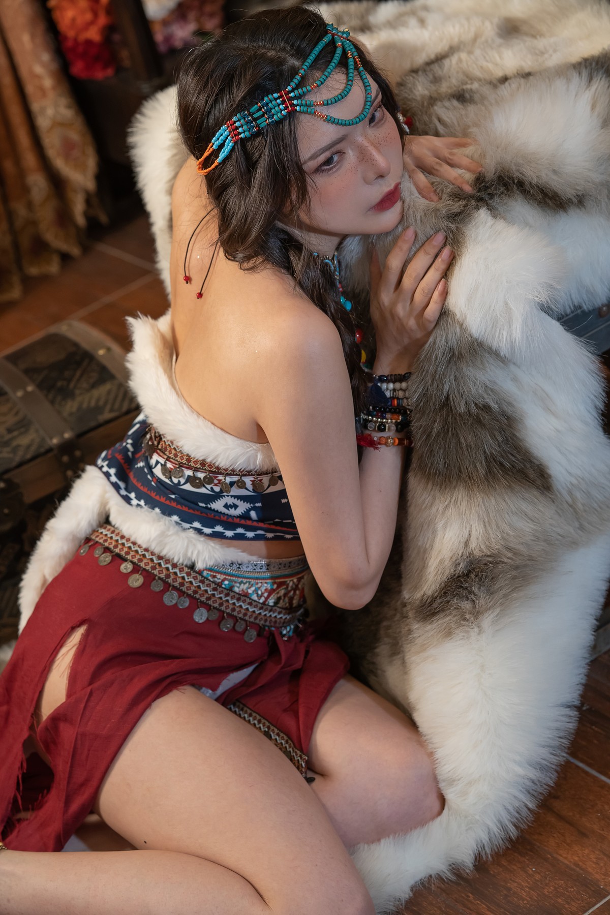 Cosplay-夏小秋秋秋-雀斑少女-10-23