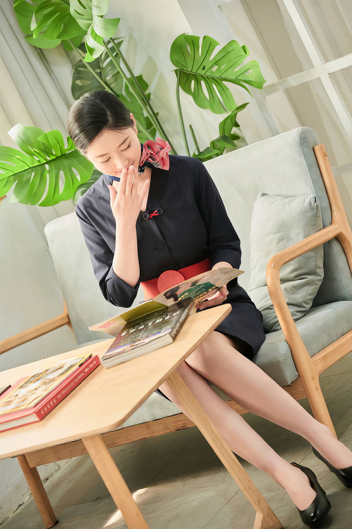 年年Nnian-空姐-038-炽天使-Set01-08-19