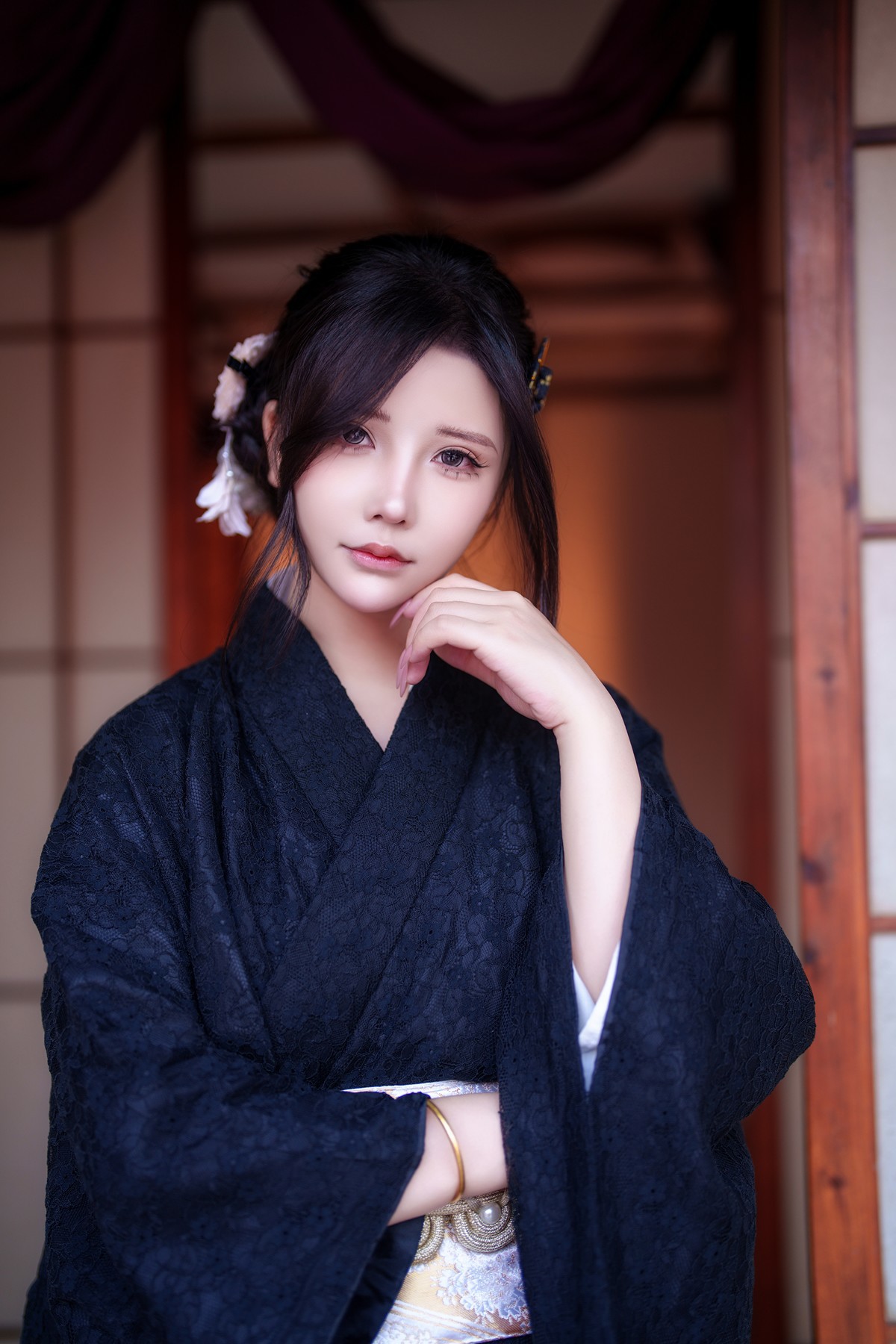 Cosplay-抱走莫子aa-未亡人太太-10-18