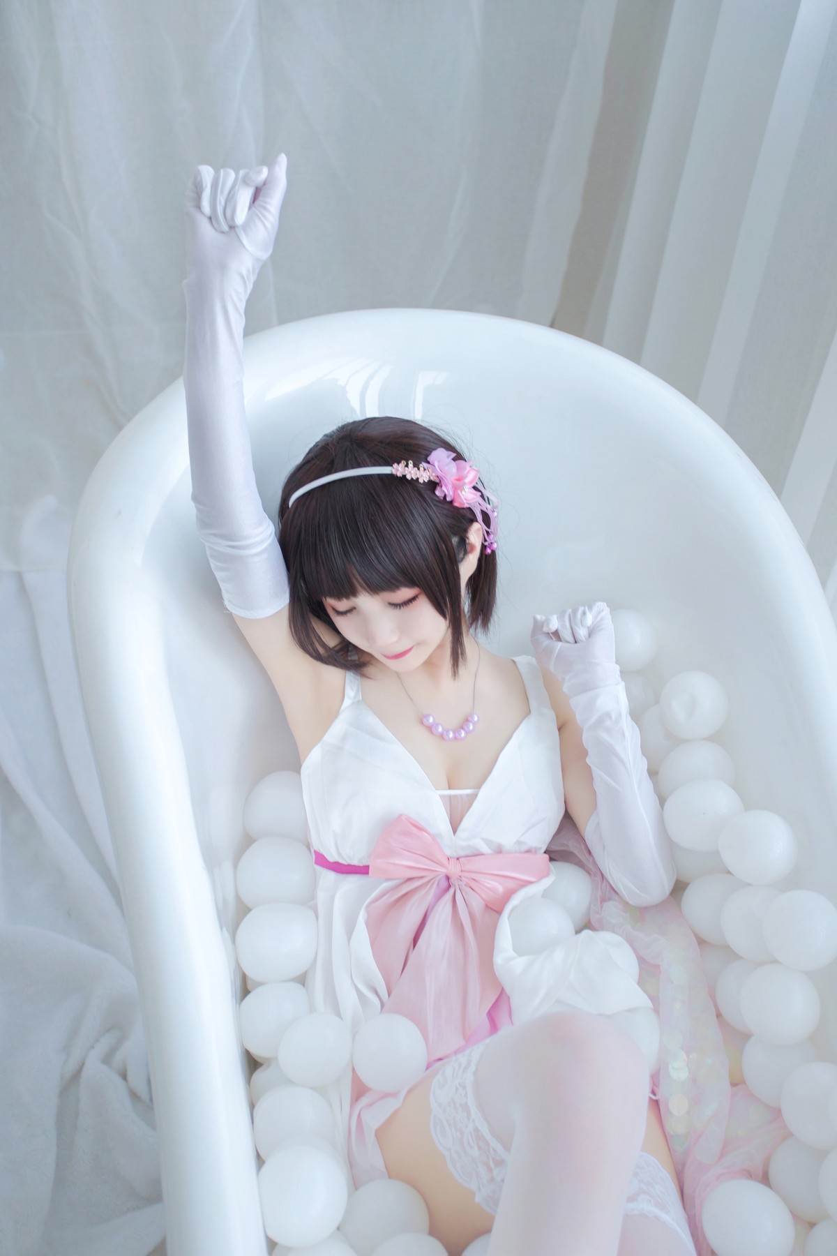 桜井宁宁-Cosplay-加藤惠-Megumi-Kato-09-22