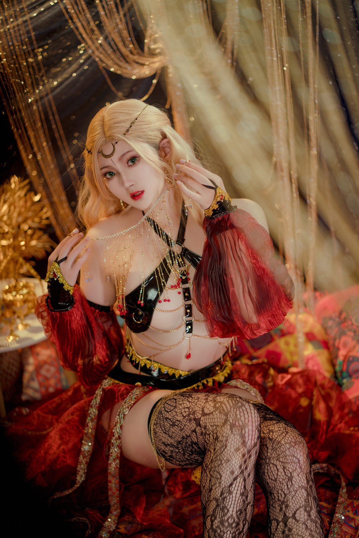 Cosplay-Natsuko夏夏子-舞娘-09-01