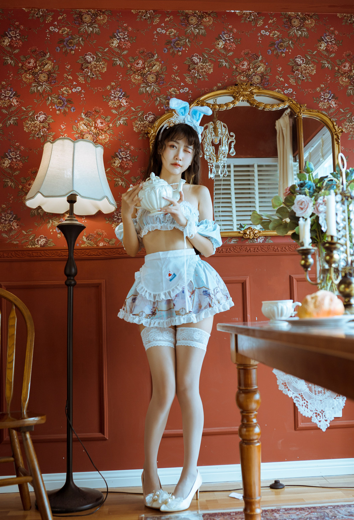 不呆猫-Cosplay-兔子女友-03-09