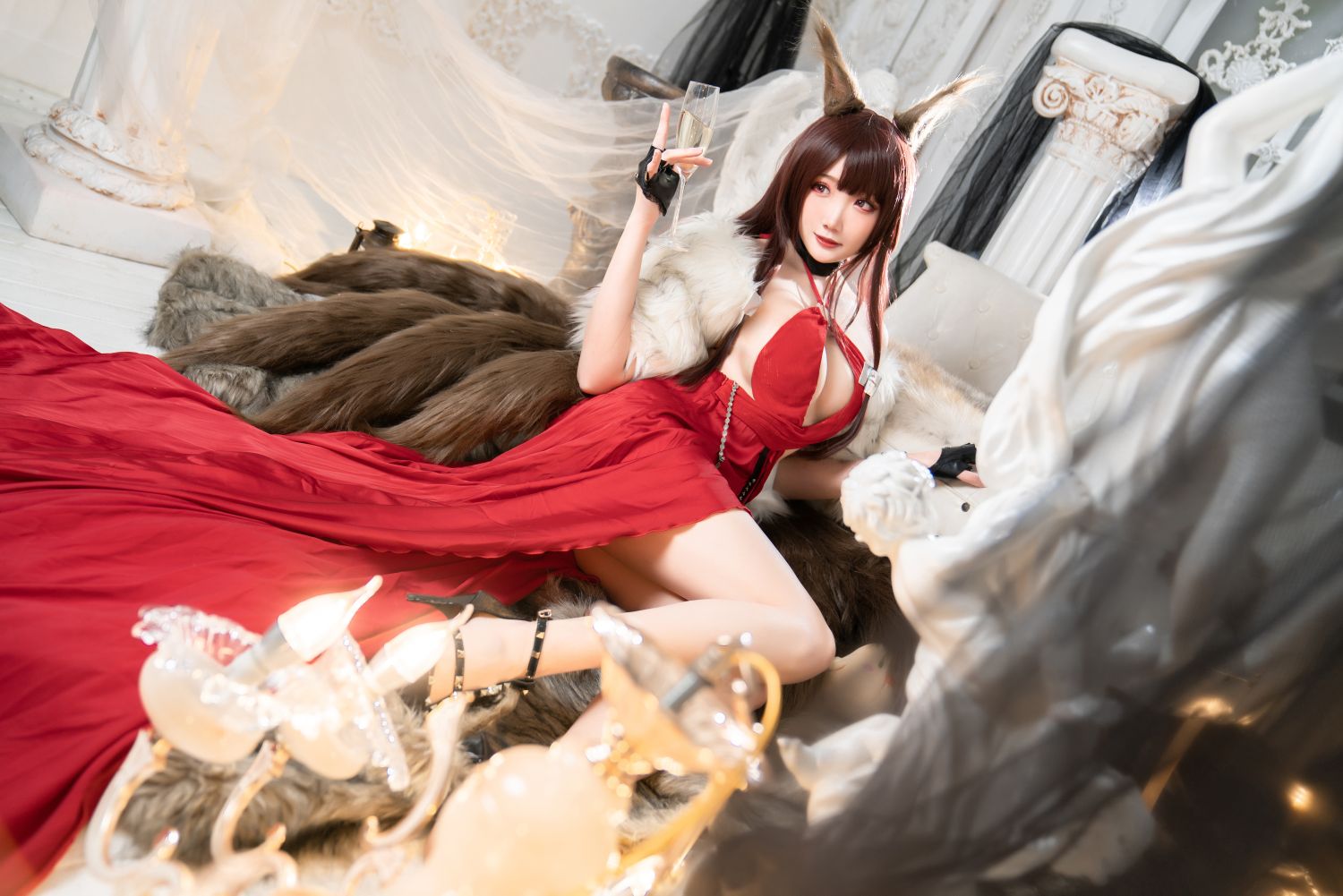 Momoko葵葵瓜希酱-碧蓝航线赤城加贺-礼服-03-02