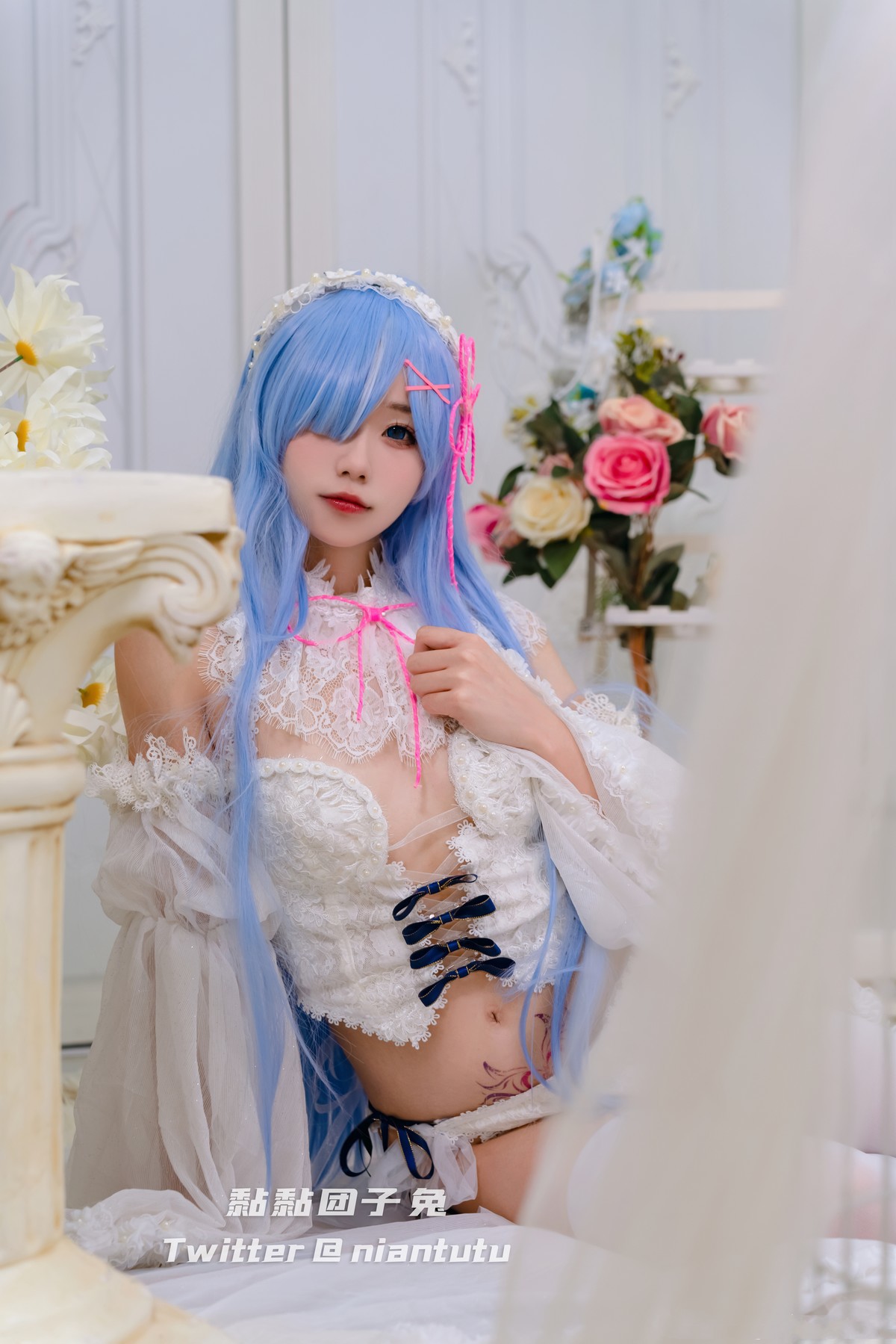 Cosplay-黏黏团子兔-长发蕾姆-02-26