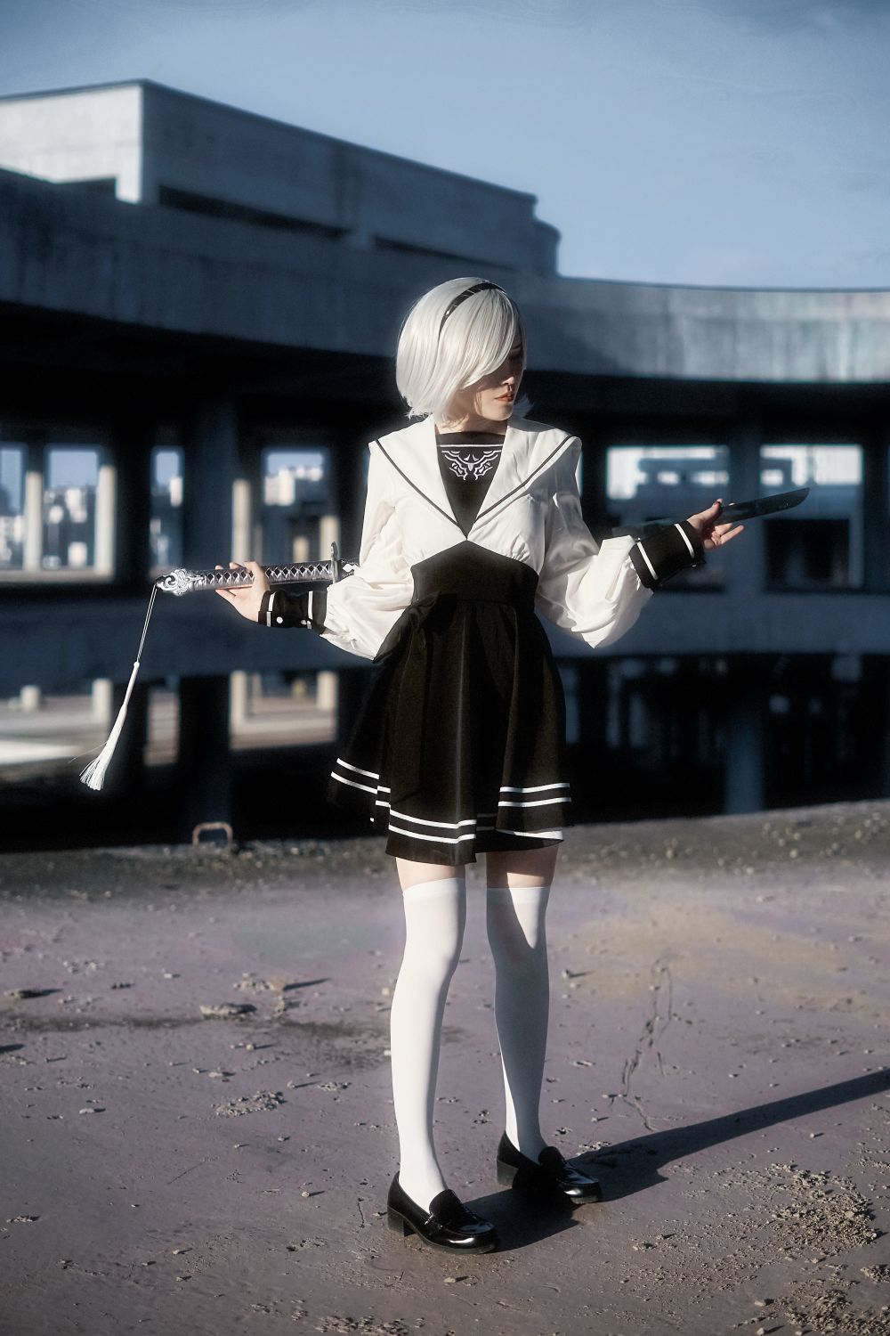 鹿八岁baby---尼尔机械纪元-2B废墟-05-18