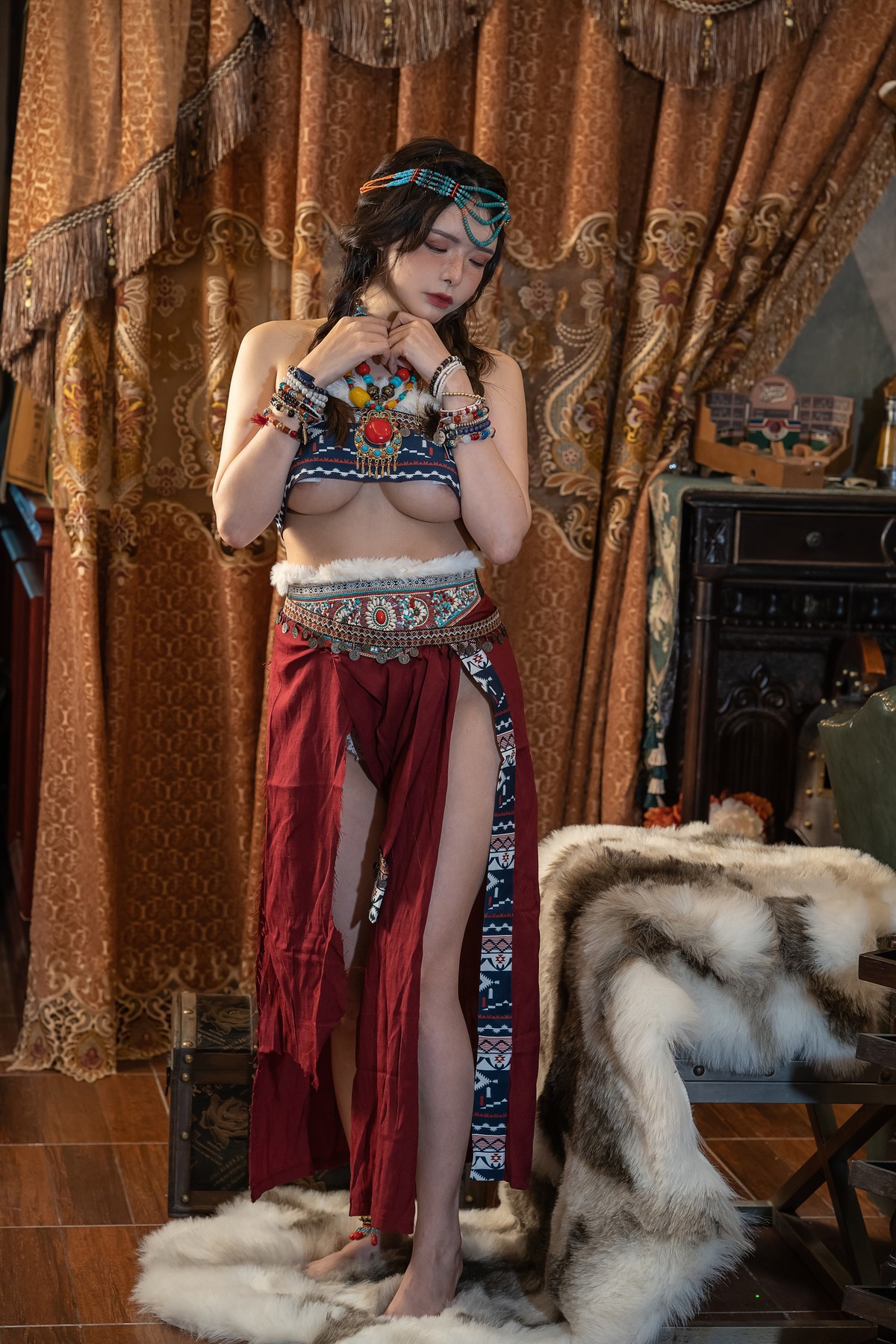 Cosplay-夏小秋秋秋-雀斑少女-10-23