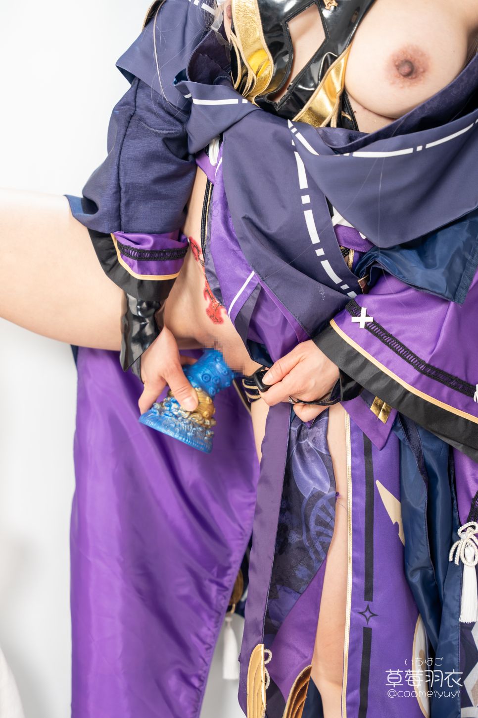 草莓羽衣T2黒ギャル八重神子墨桜色の夜笙雅芸-03-01