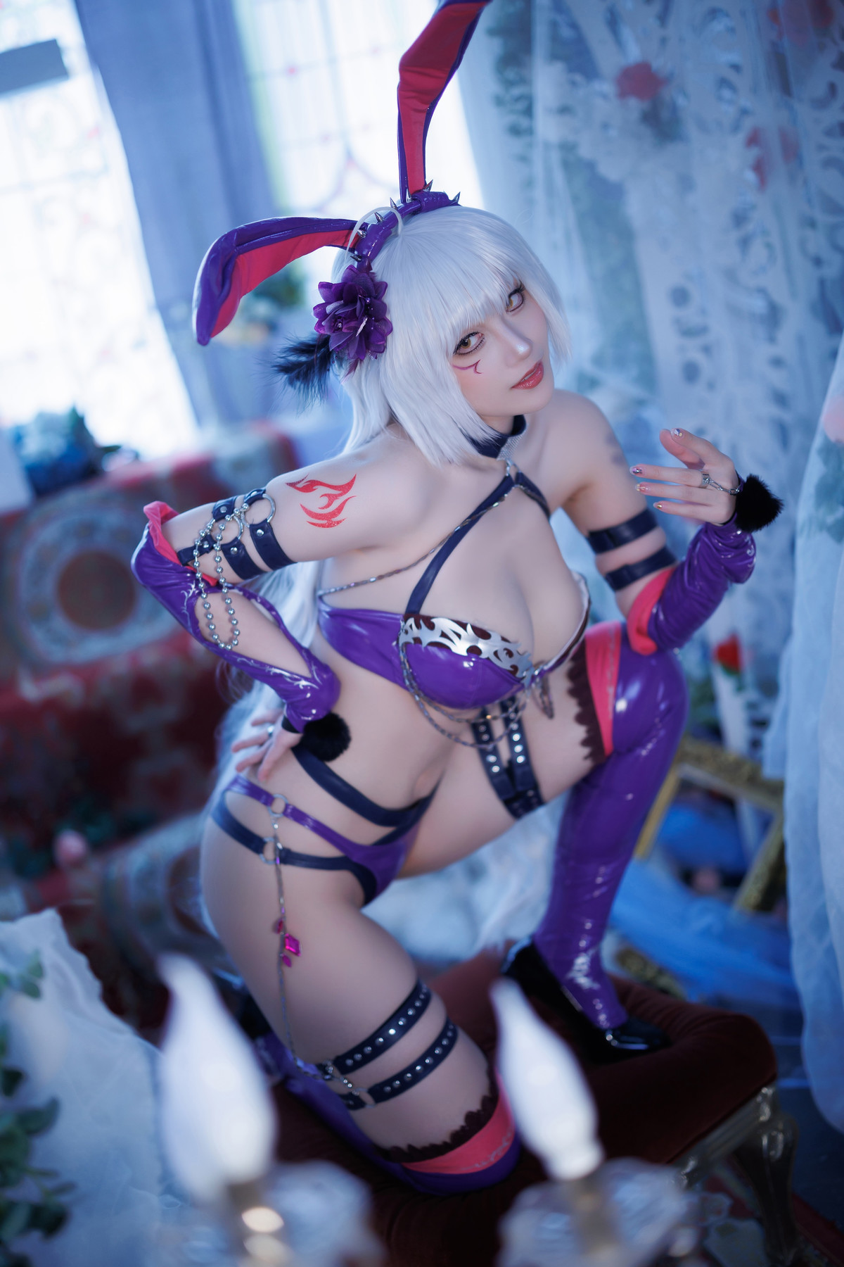 Cosplay-Cien恩恩-黑贞兔女郎泳装-12-20