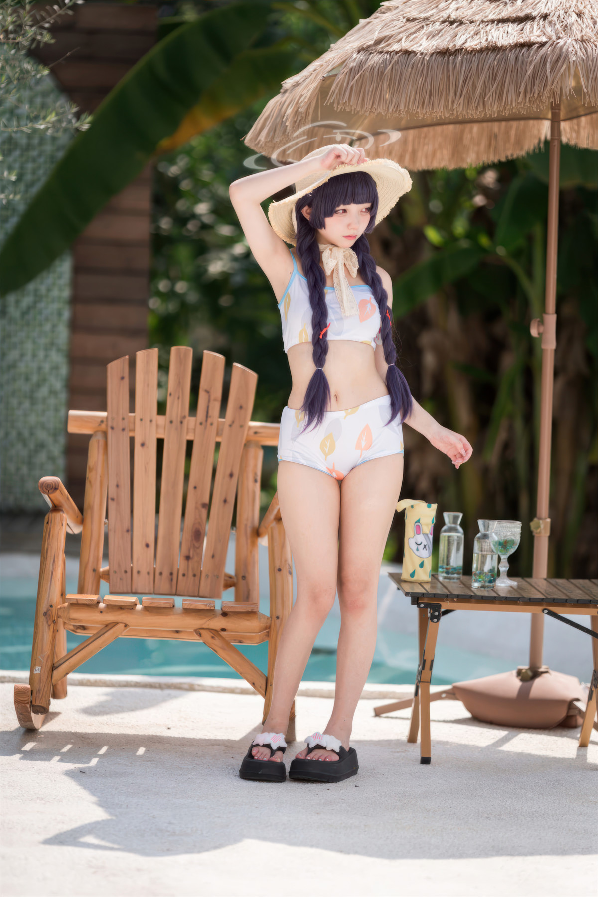 Cosplay-花铃-碧蓝档案-美游泳装-09-16