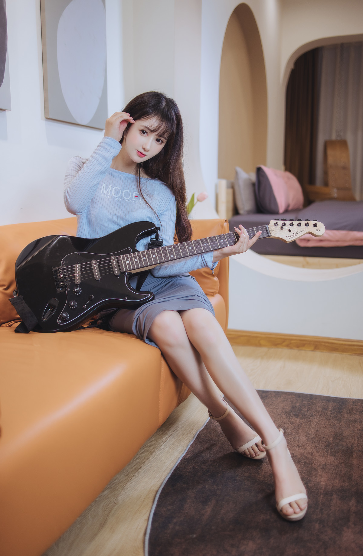 Cosplay-羽生三未-吉他妹妹-05-01