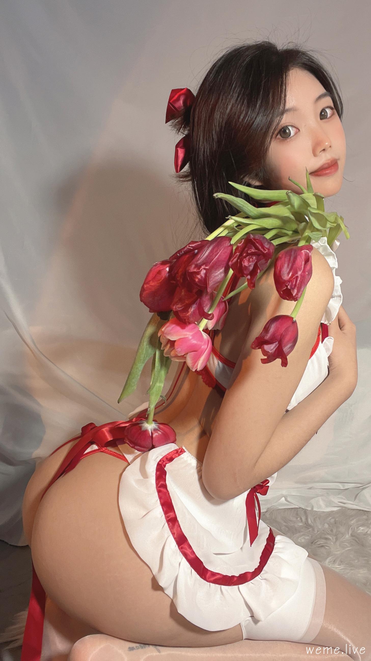 014纪念小小v5--微密圈系列-枯萎的郁金香28P-371M-08-29