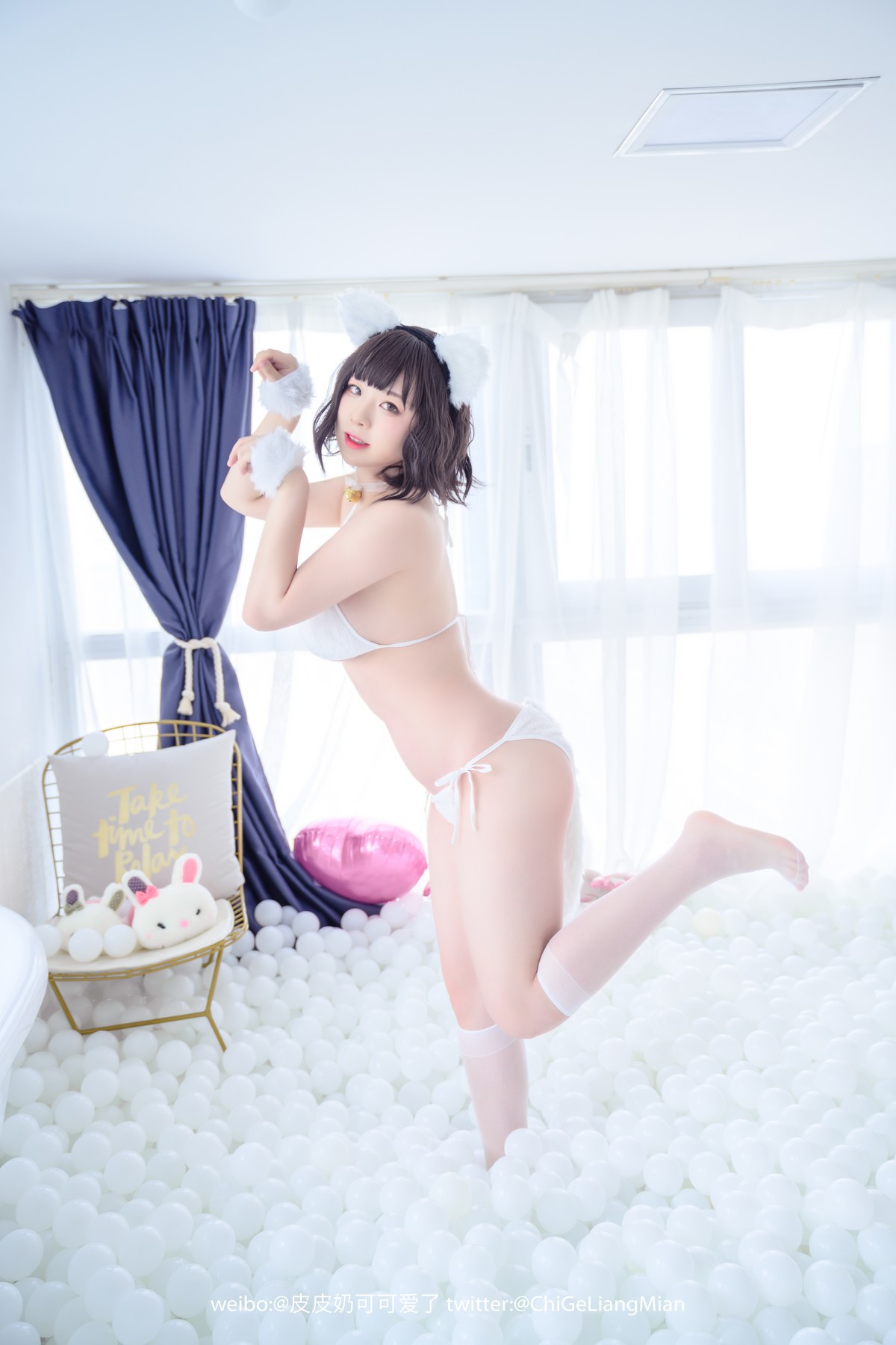 Cosplay-皮皮奶可可爱了啦-白猫-03-18