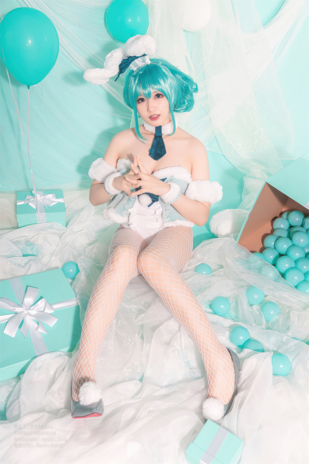 Cosplay-Nyako喵子-初音白兔-04-20