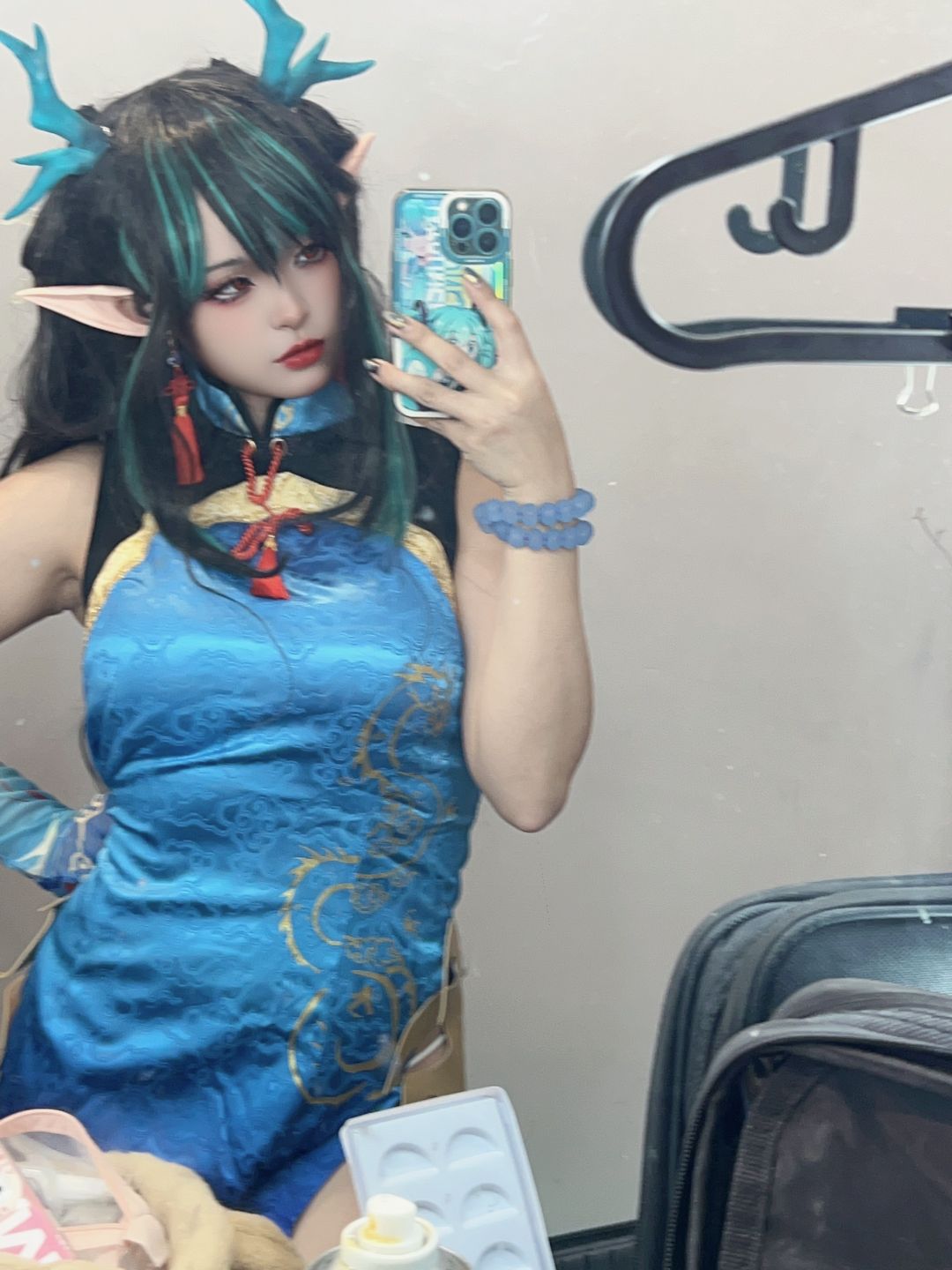 橙风千雅小和甜酒-年夕旗袍双人御守-189P-788MB-07-25