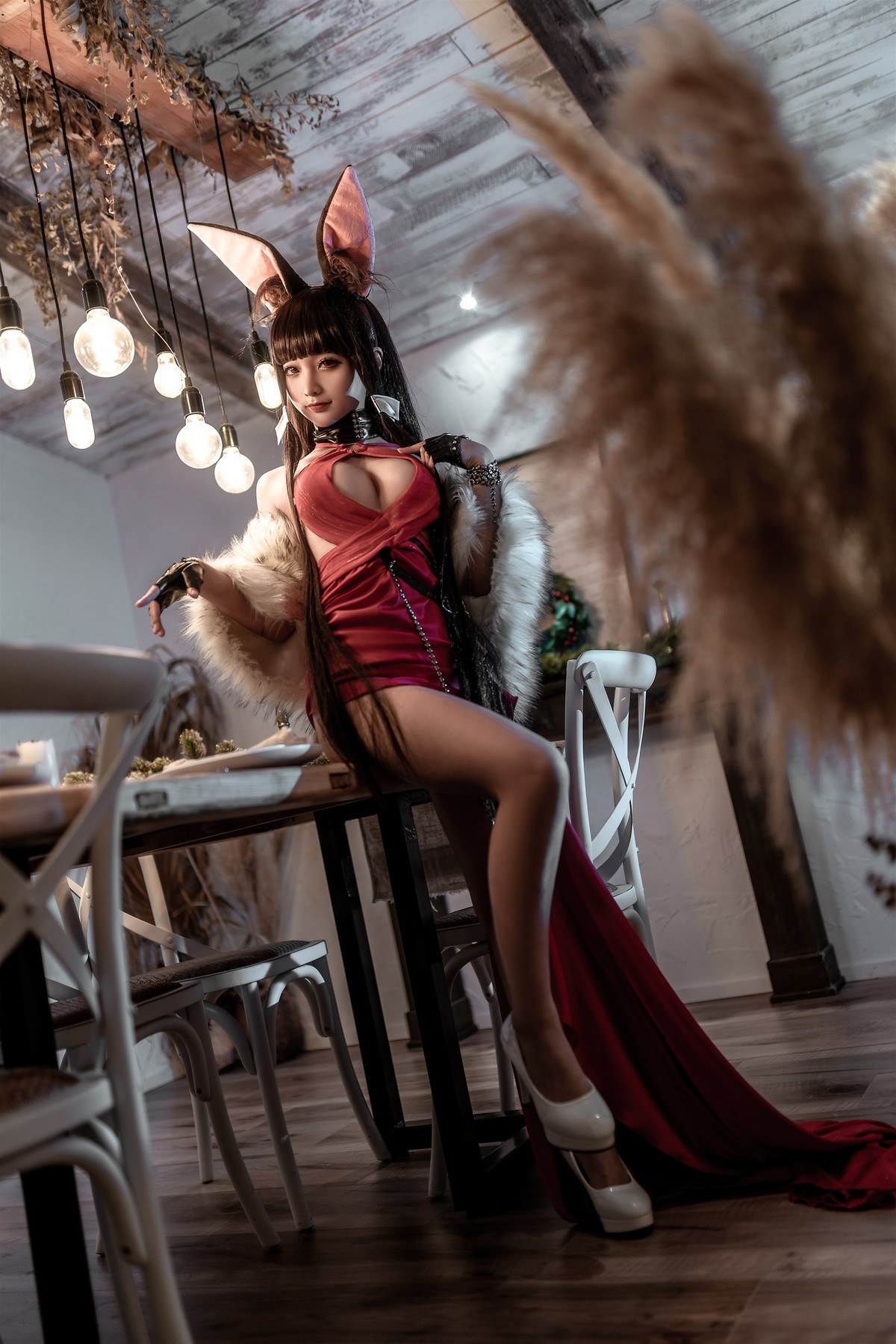 Cosplay-蠢沫沫Chunmomo-Akagi-Ruby-Laced-10-16
