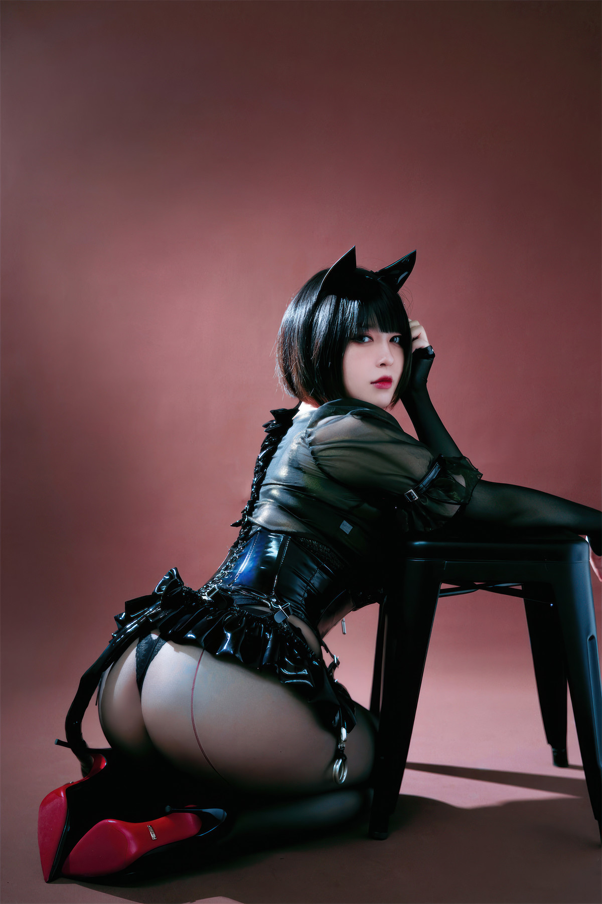 Cosplay-半半子Banbanko-黑猫NEKO-11-13