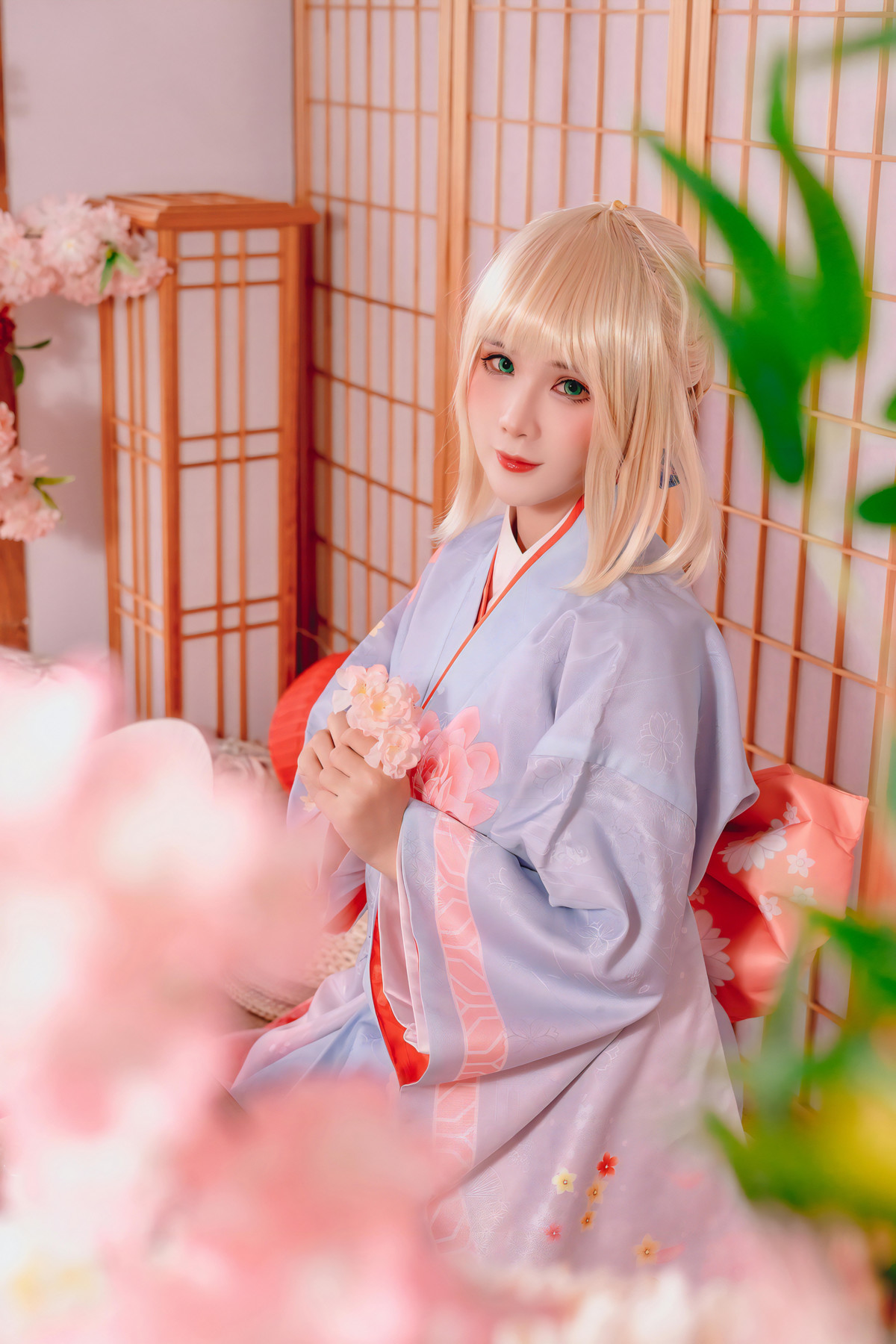 Cosplay-Pyonピオン-Saber-セイバー-Kimono-12-17