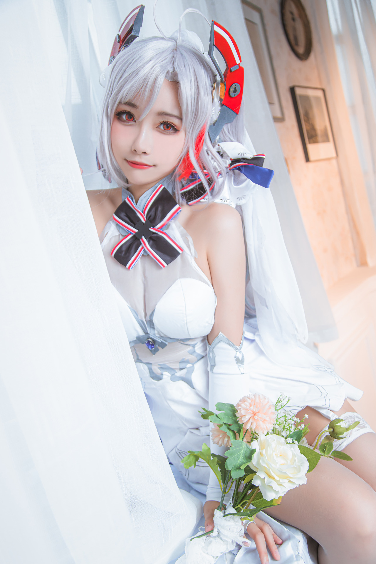 Momoko葵葵-Prinz-Eugen-欧根亲王-花嫁-Bride-Ver-09-23