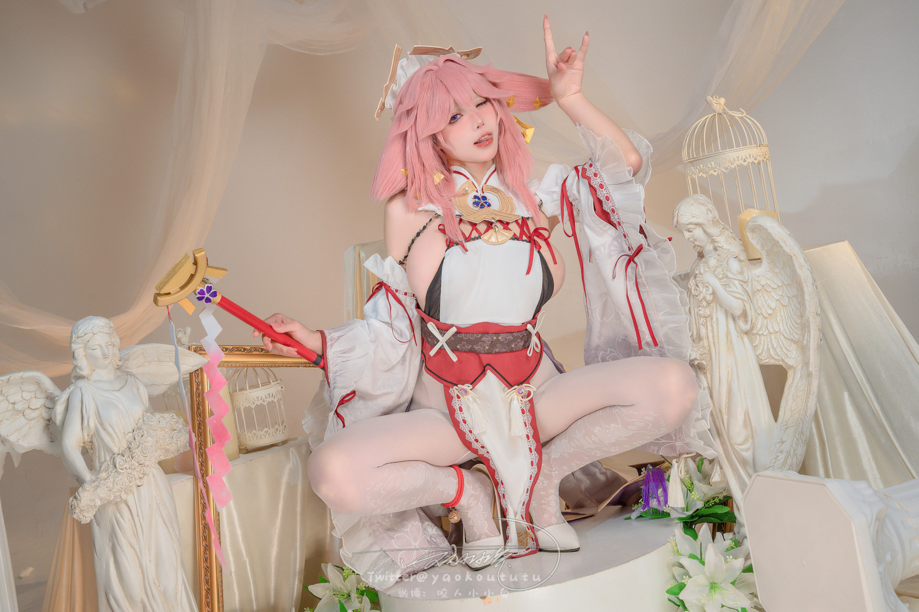 Cosplay-黏黏团子兔-春江水暖-神子贺岁-Set01-12-21