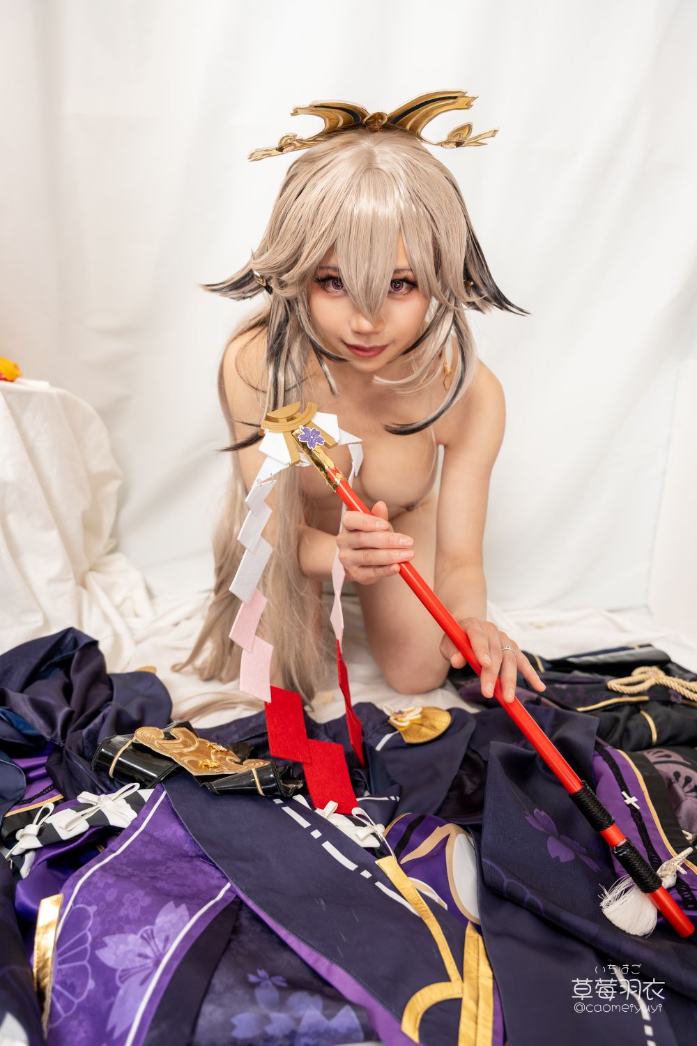 草莓羽衣T3黒ギャル八重神子墨桜色の夜笙雅芸-03-01-2