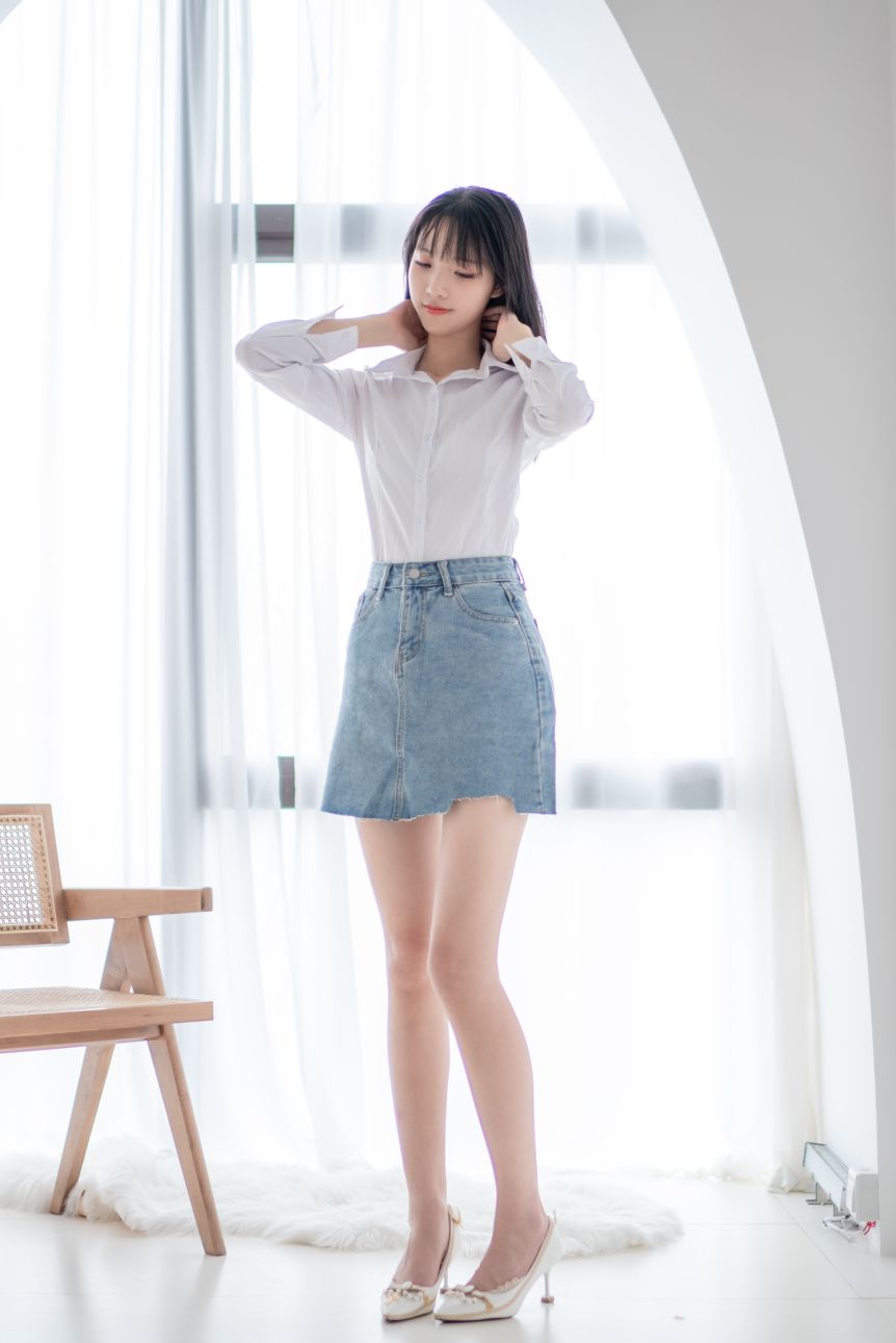 西瓜murmure西瓜少女-2021-04-29-牛仔裙-125P1V-12-19
