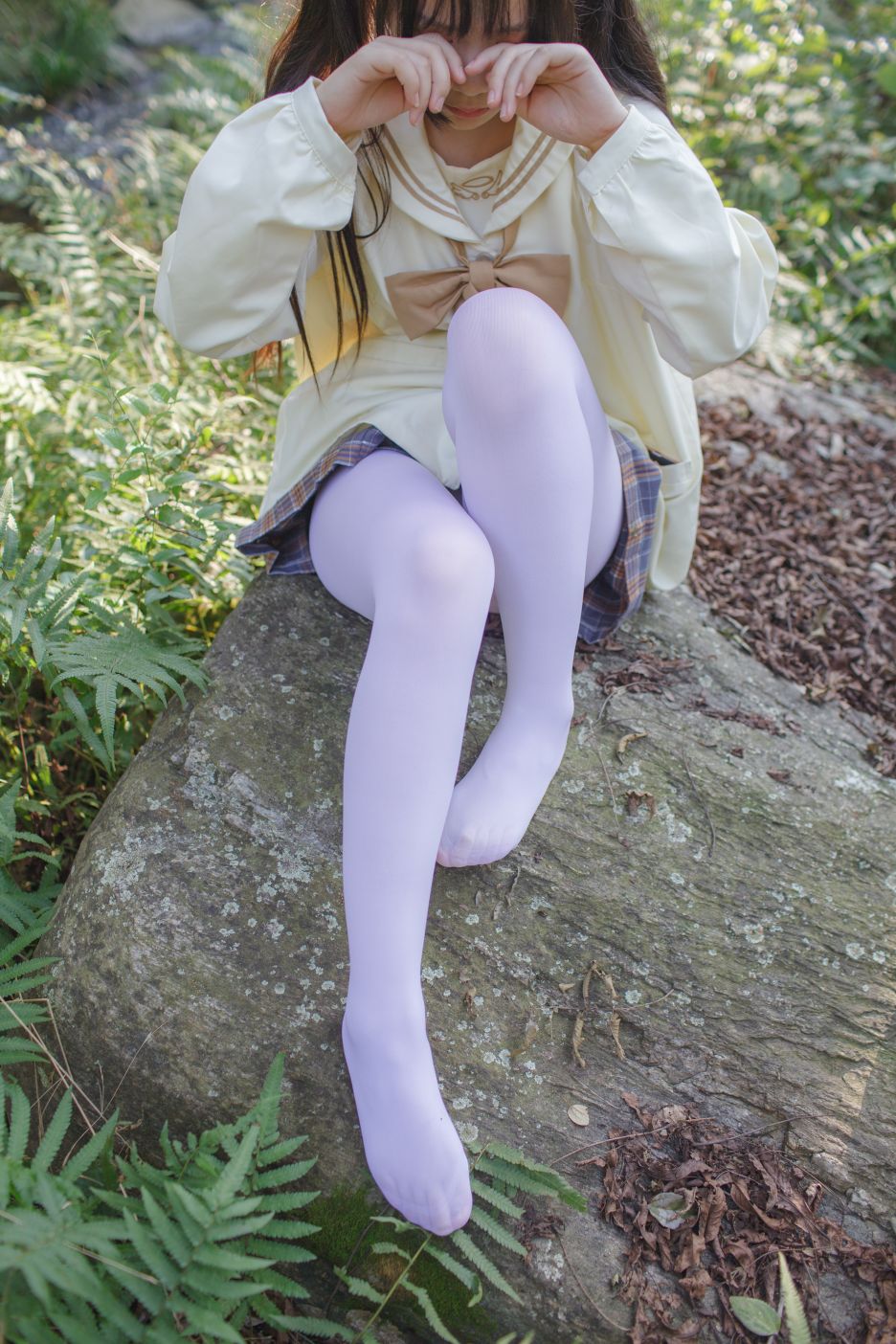 少女秩序写真-EXvol002-白丝格子裙80P-8426M-01-07