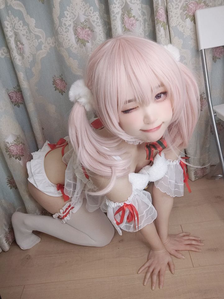 神沢永莉---平安夜红色分体式-04-03-2