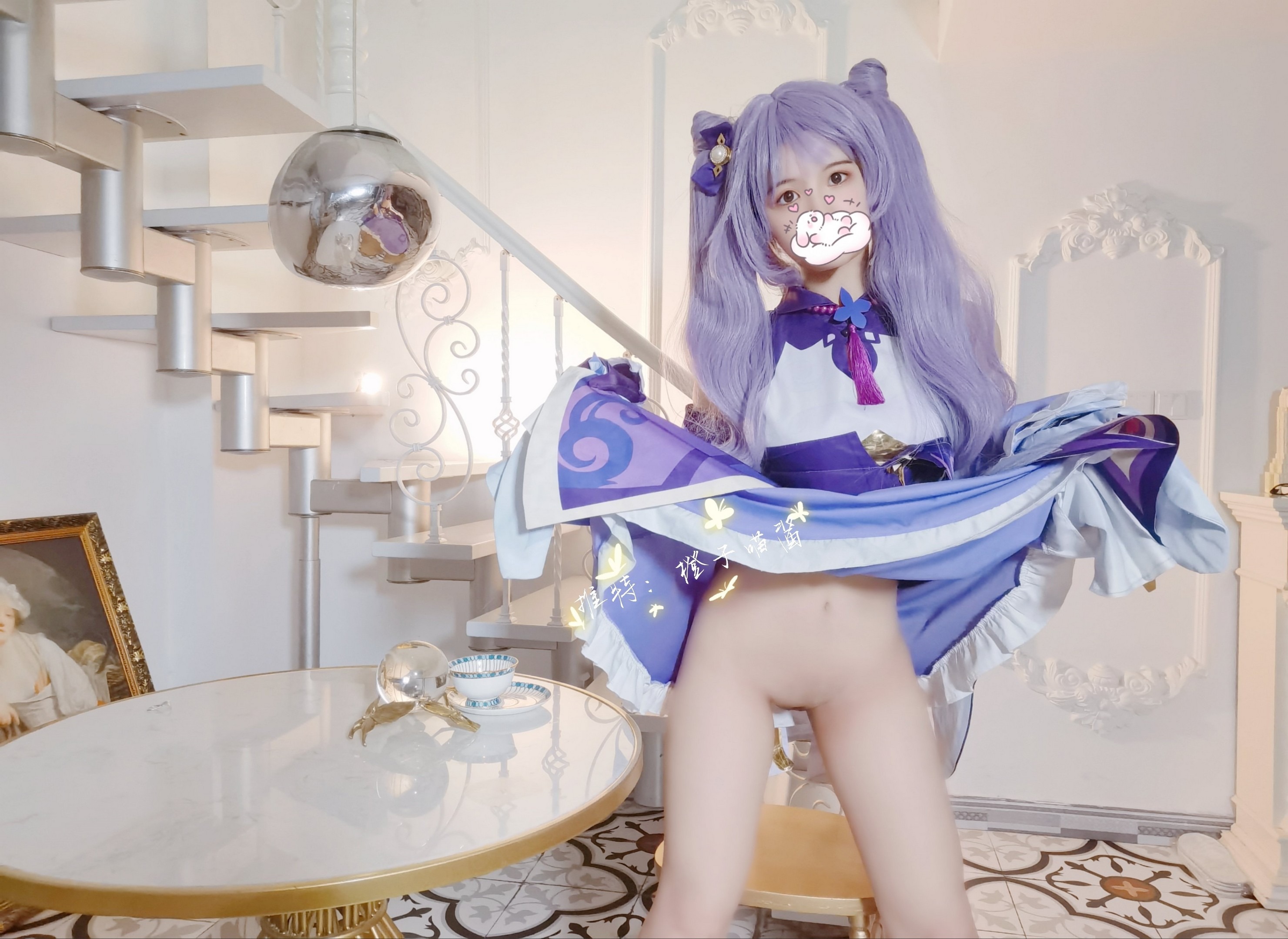 极品高颜值露脸女神博主橙子喵酱-08-21