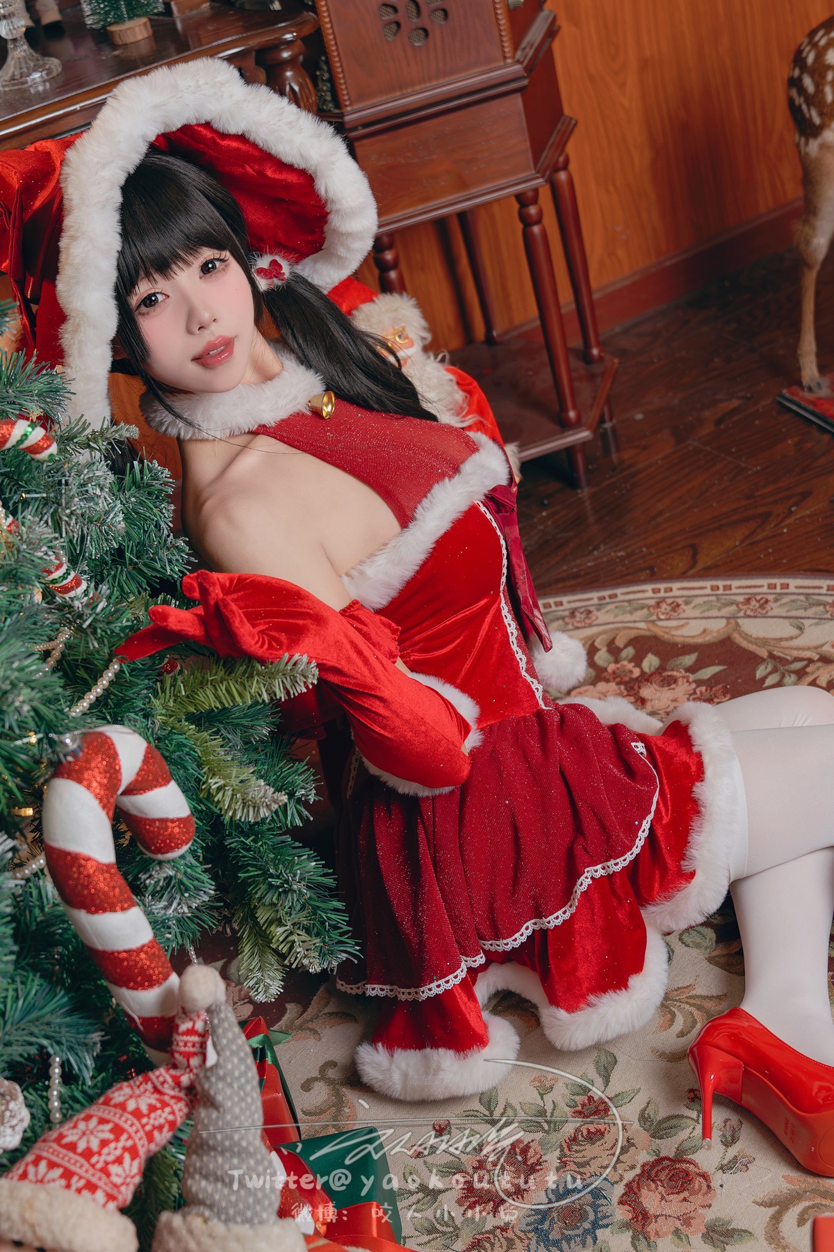 Cosplay-黏黏团子兔-魔女圣诞夜-Christmas-Eve-Set01-12-22