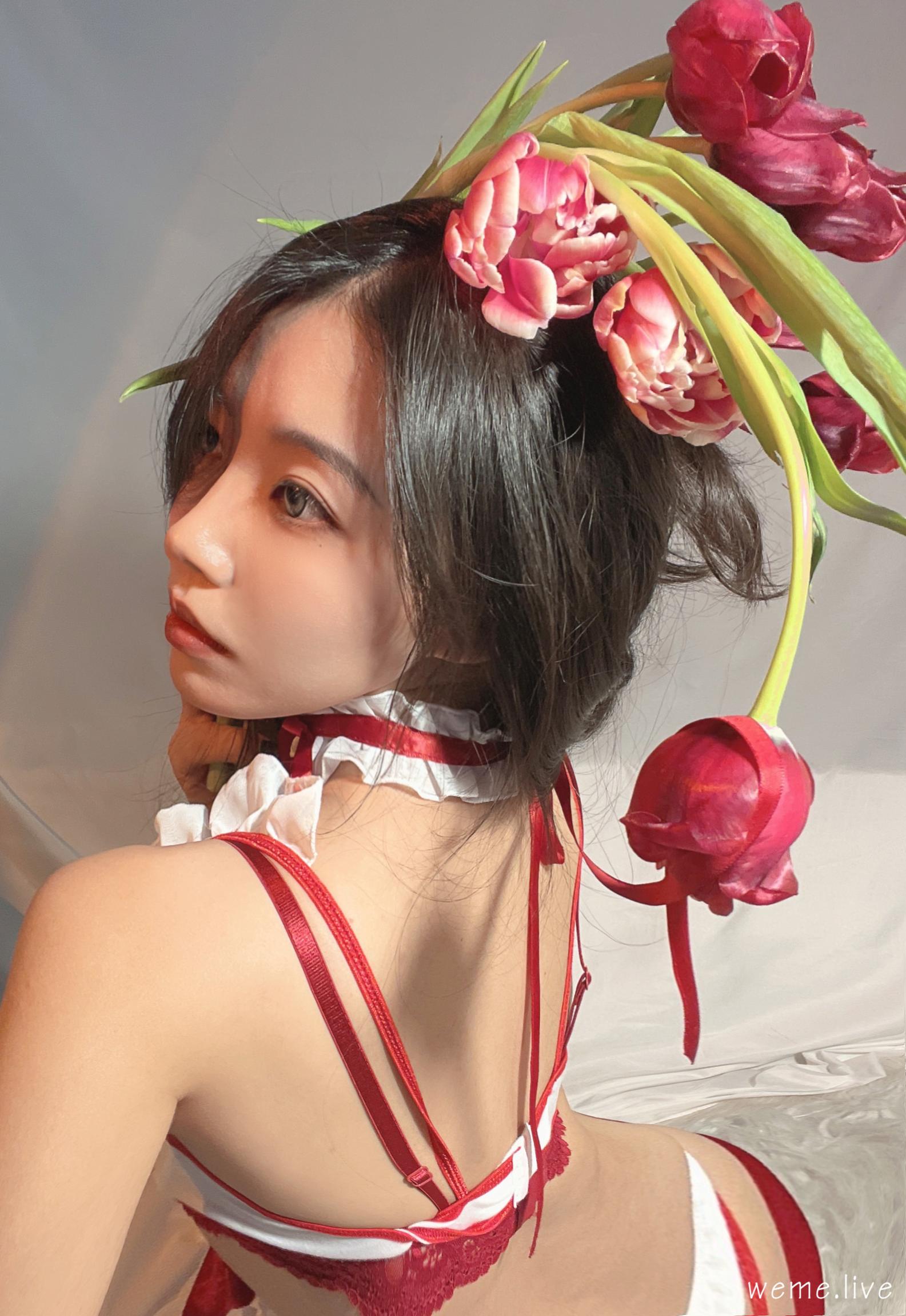 014纪念小小v5--微密圈系列-枯萎的郁金香28P-371M-08-29