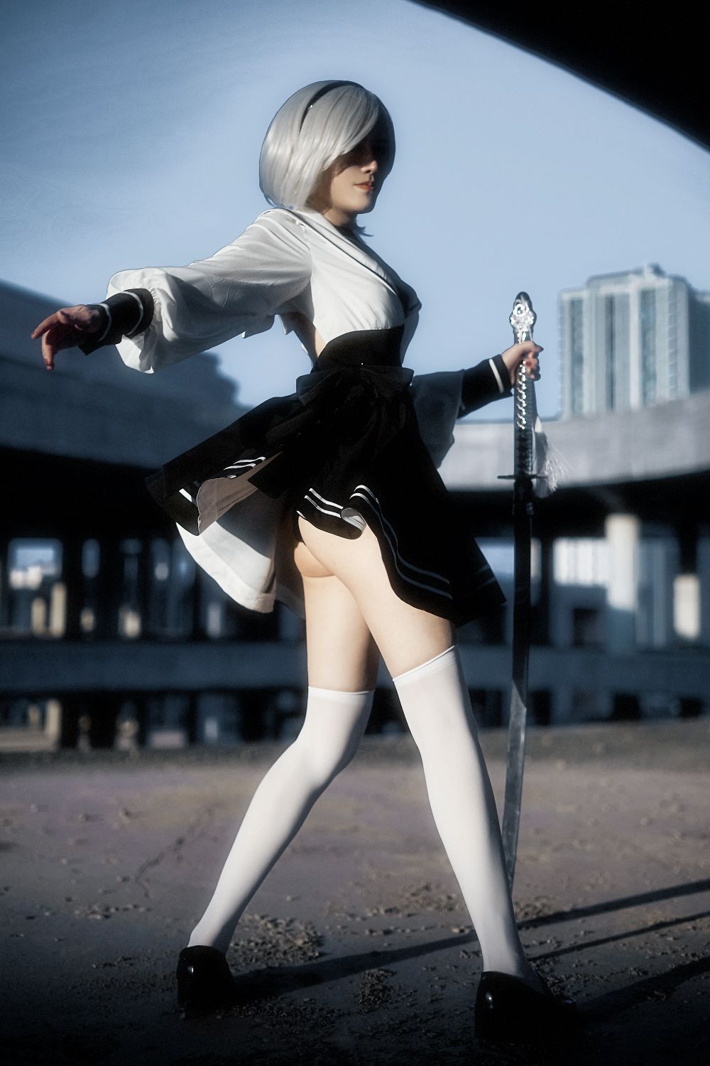 鹿八岁baby---尼尔机械纪元-2B废墟-05-18