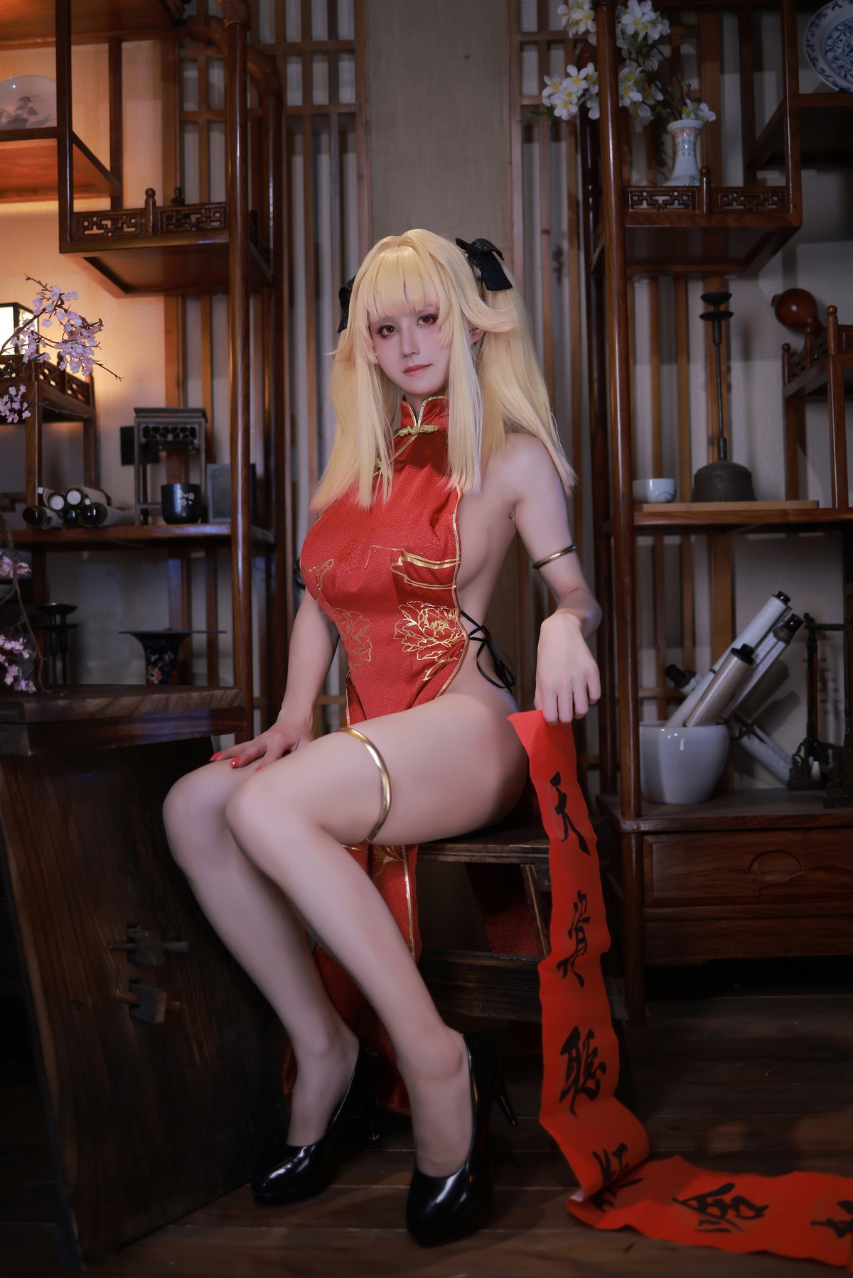 Cosplay-桜满三时-萌姬联合-旗袍-09-28