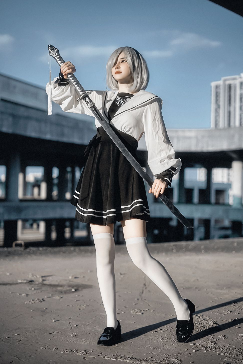 鹿八岁baby---尼尔机械纪元-2B废墟-05-18