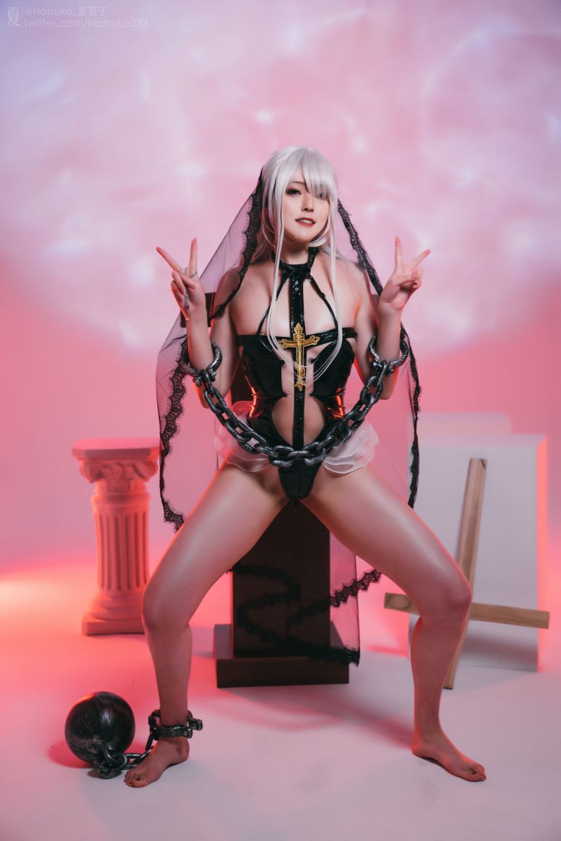 Natsuko夏夏子---NO003-Behind-the-Aura-反差修女-40P1V-500MB-12-29