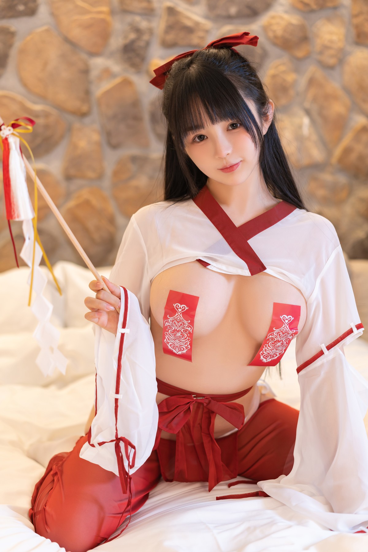 Cosplay-桜井宁宁-巫女-08-28