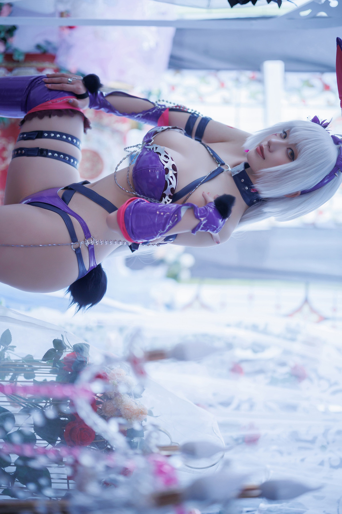 Cosplay-Cien恩恩-黑贞兔女郎泳装-12-20