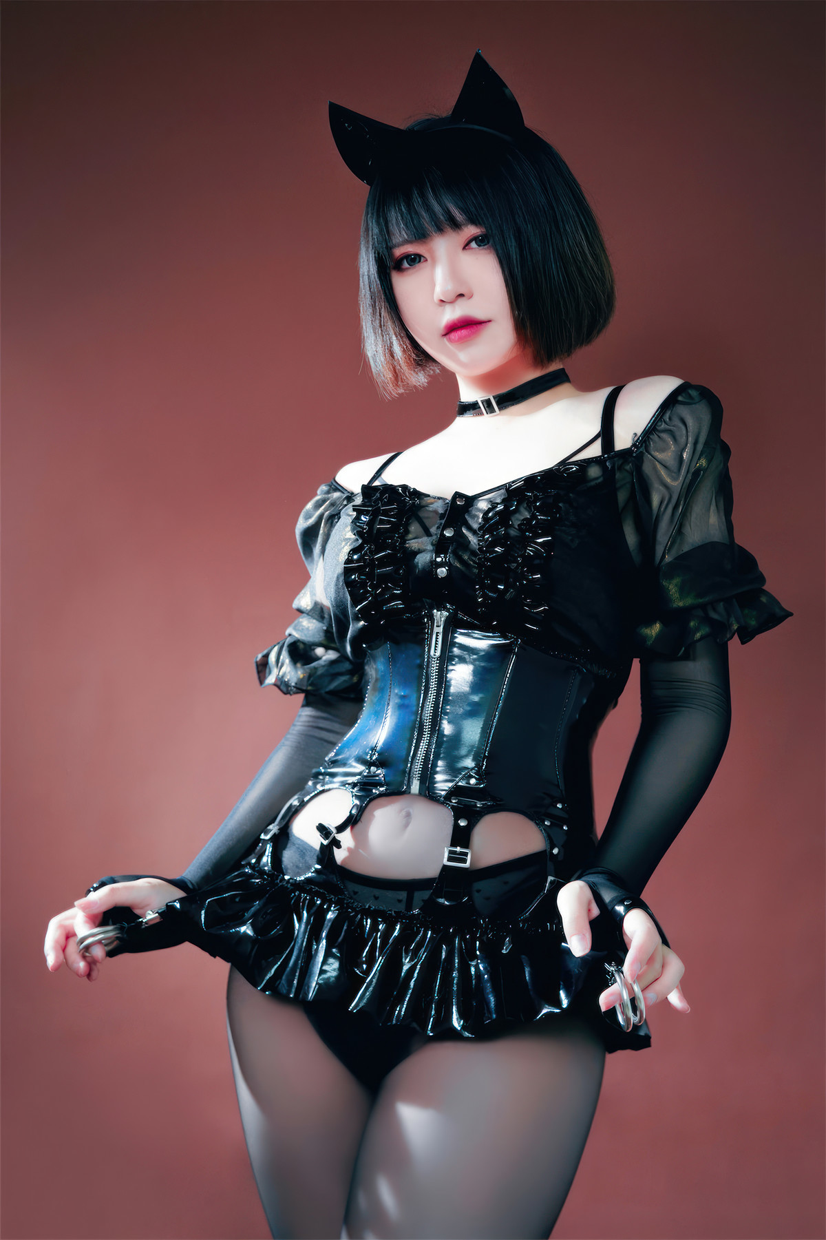 Cosplay-半半子Banbanko-黑猫NEKO-11-13