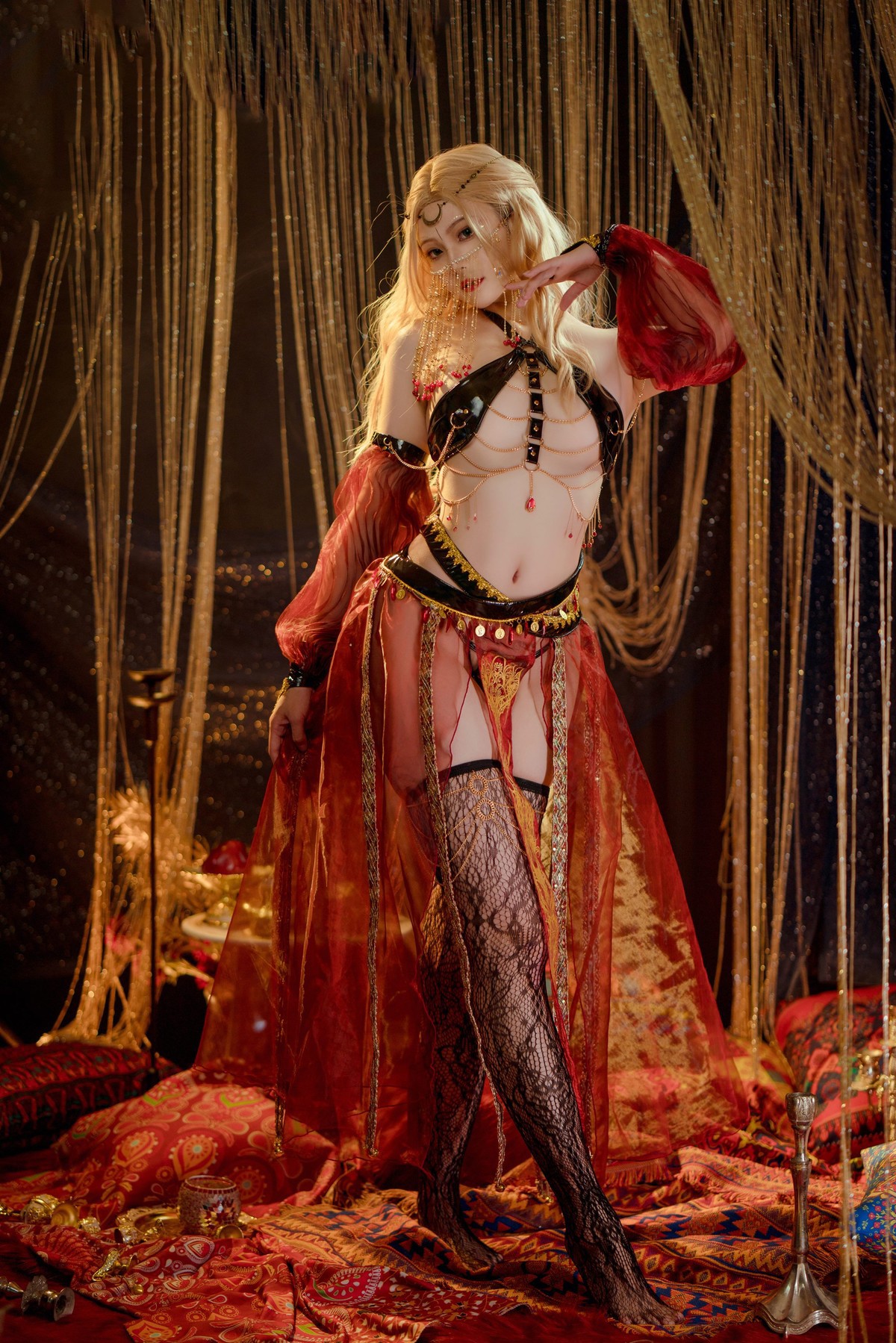 Cosplay-Natsuko夏夏子-舞娘-09-01