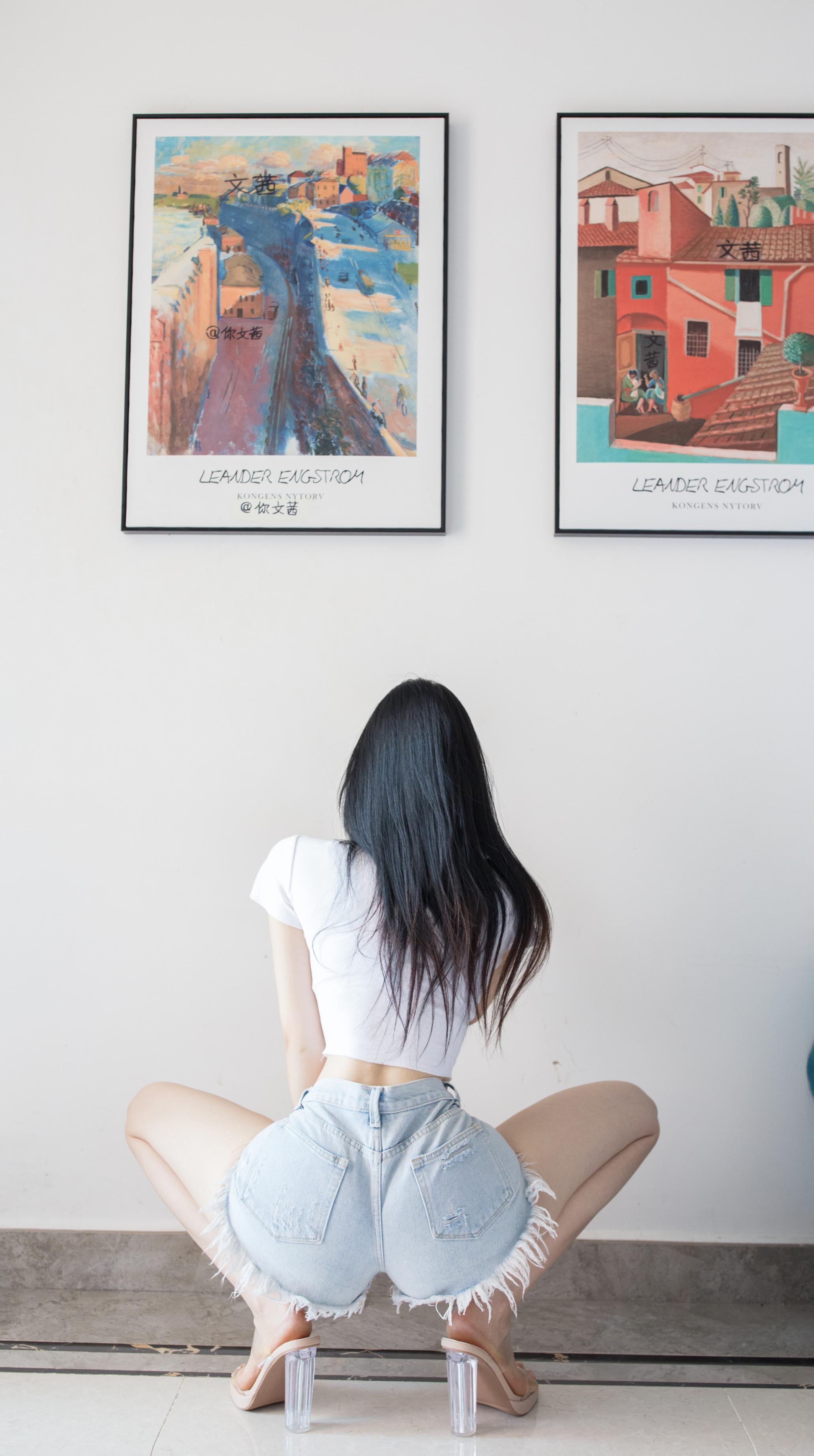 003Cool文茜-微密圈系列牛仔短裤-13P-669M-08-13