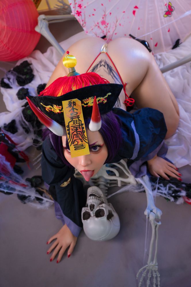 Umeko-J-cosplay-Shuten-Douji-Jiangshi---FateGrand-Order-03-21