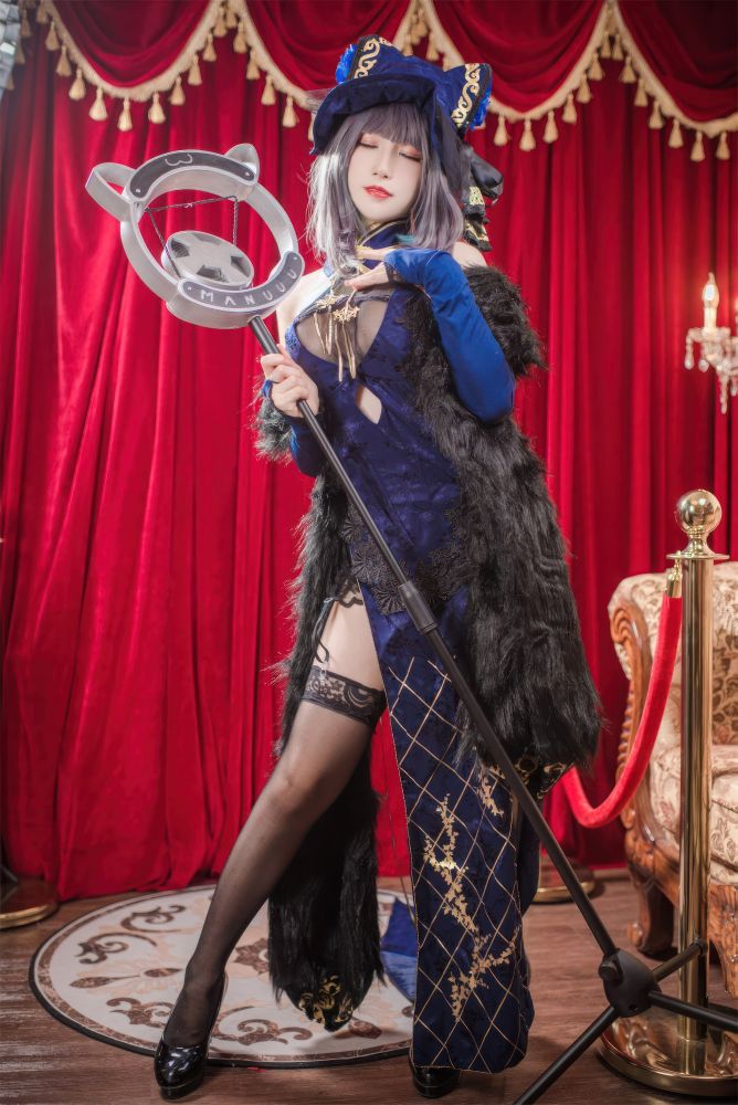 coser衣衣---碧蓝航线-柴郡旗袍-07-16