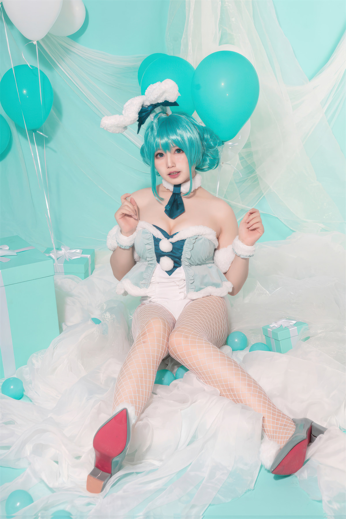 Cosplay-Nyako喵子-初音白兔-04-20