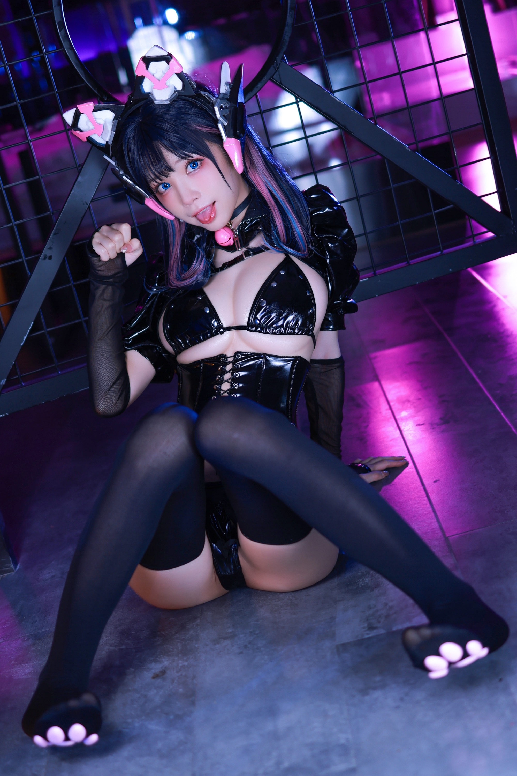 水淼Aqua-猫咪女郎-粉红猫猫-65P-151MB-11-26