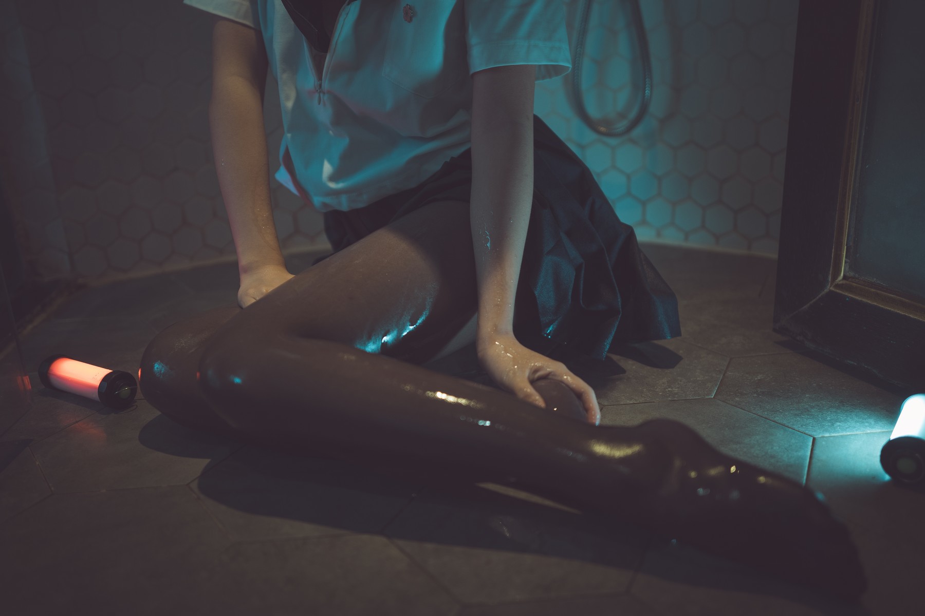 Cosplay-面饼仙儿-面饼兔耳jk-08-10